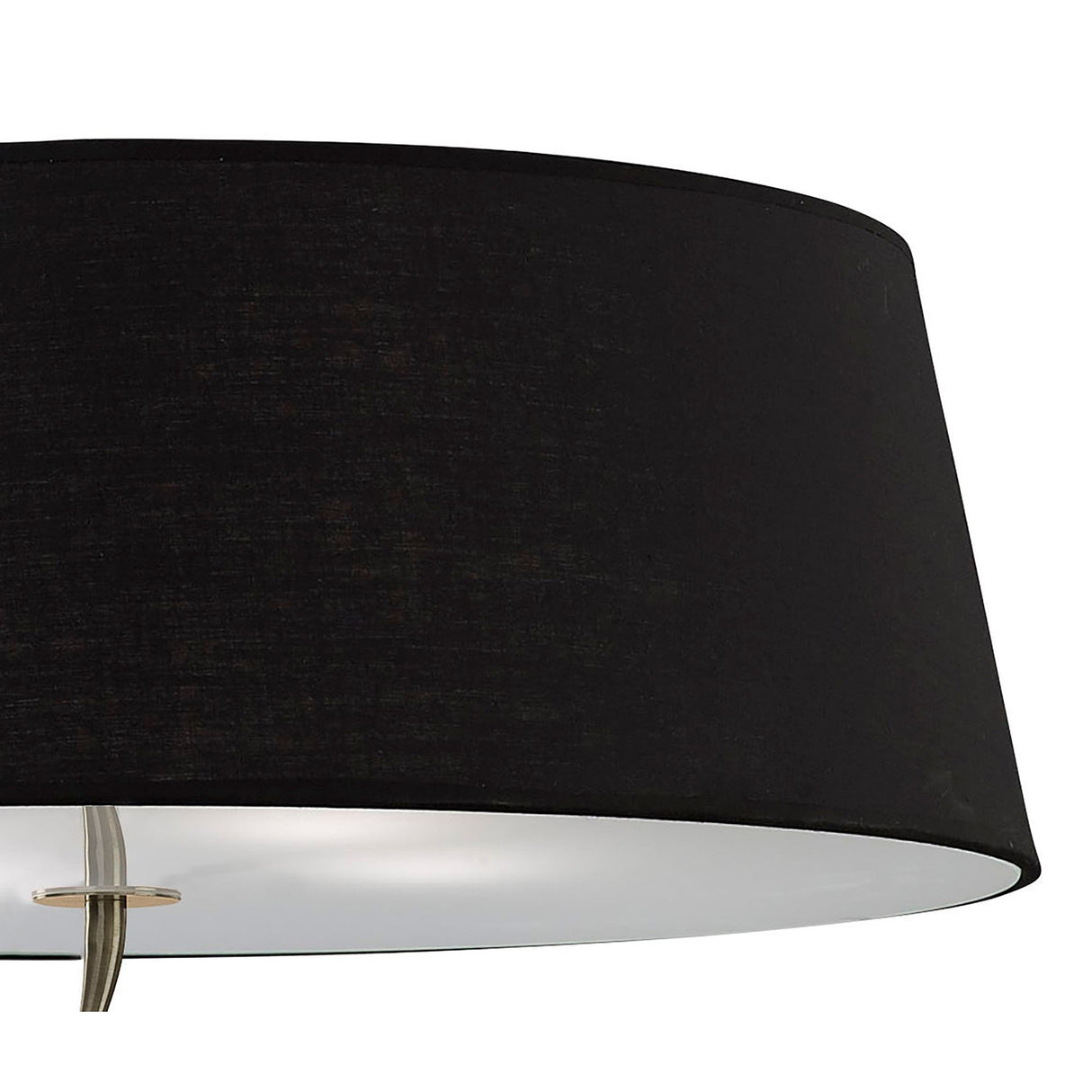 Ninette 4 Light Flush Ceiling Light - Black