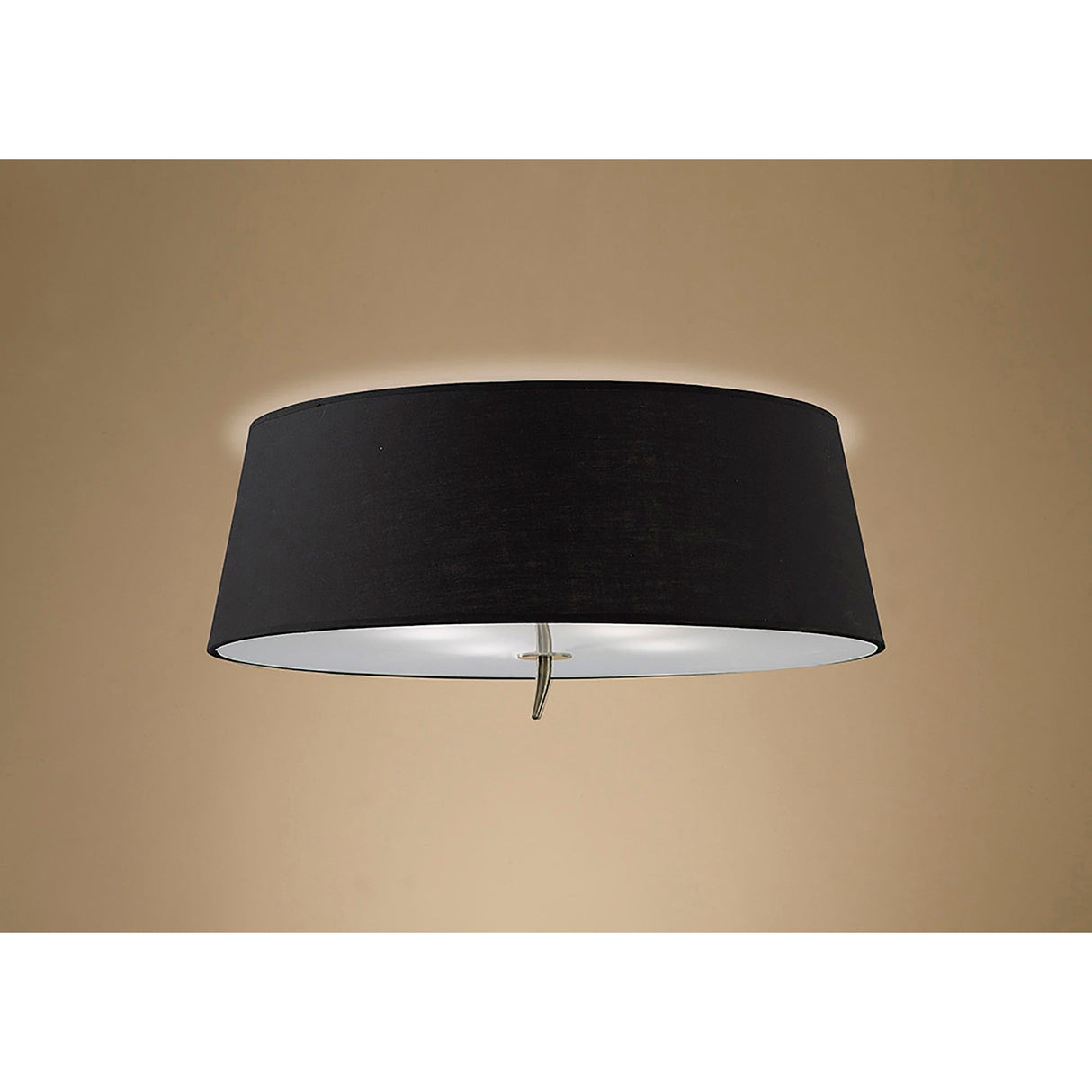 Ninette 4 Light Flush Ceiling Light - Black