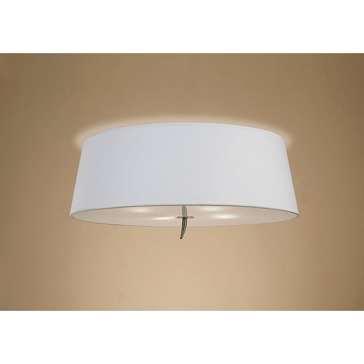 Ninette 4 Light Flush Ceiling Light - Ivory White