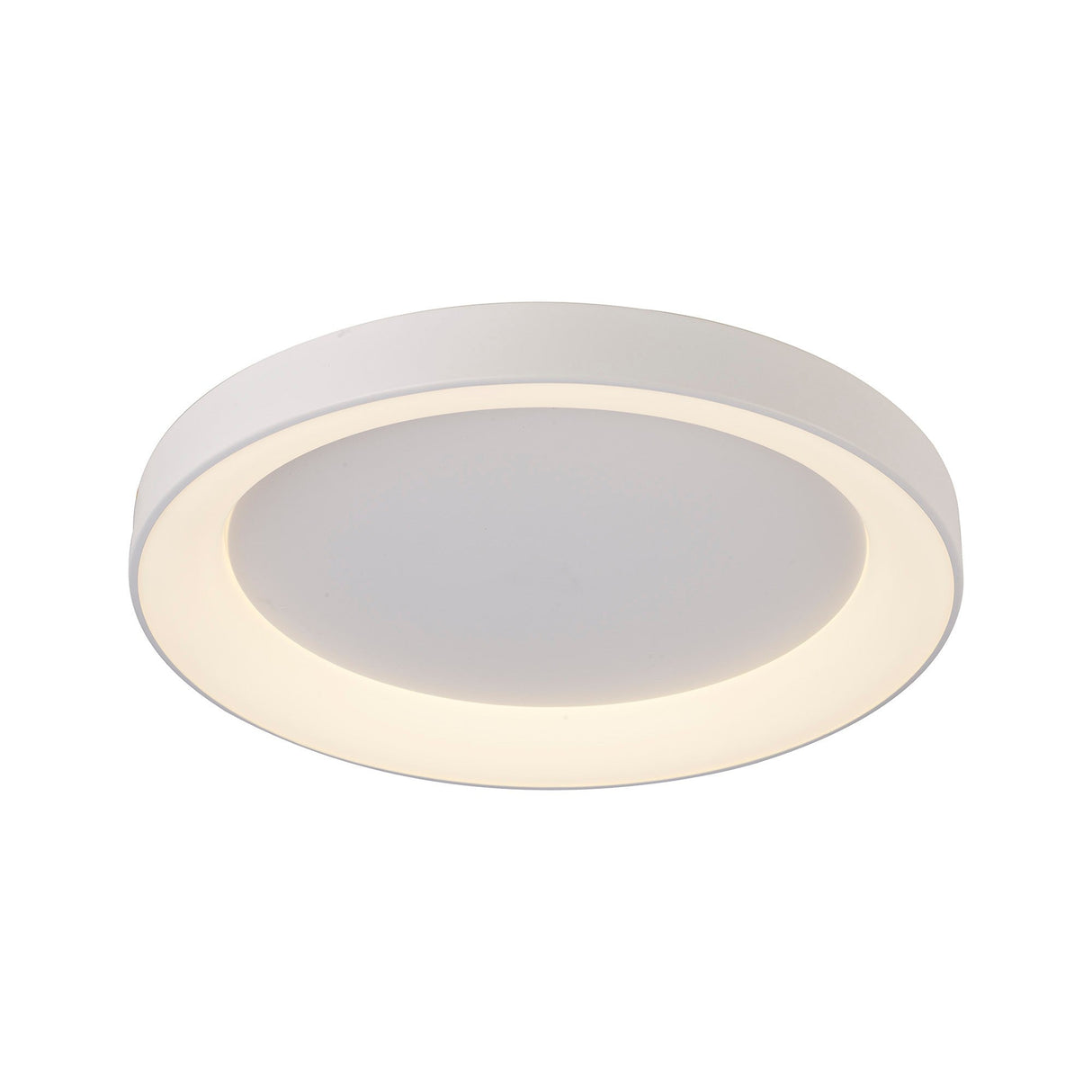 Niseko Ring LED Flush Ceiling Light 3000K 48W - White