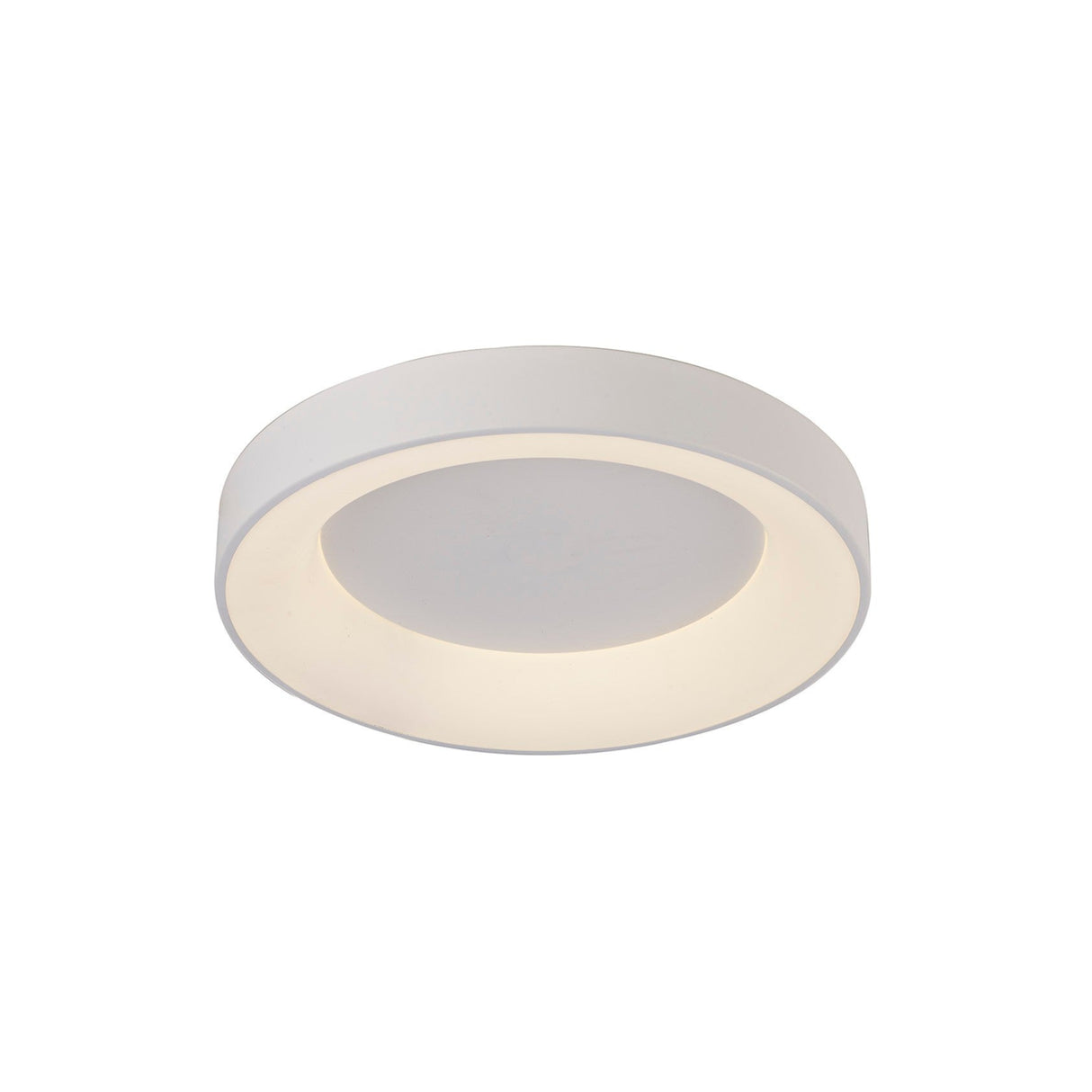 Niseko Ring LED Flush Ceiling Light 3000K 30W - White