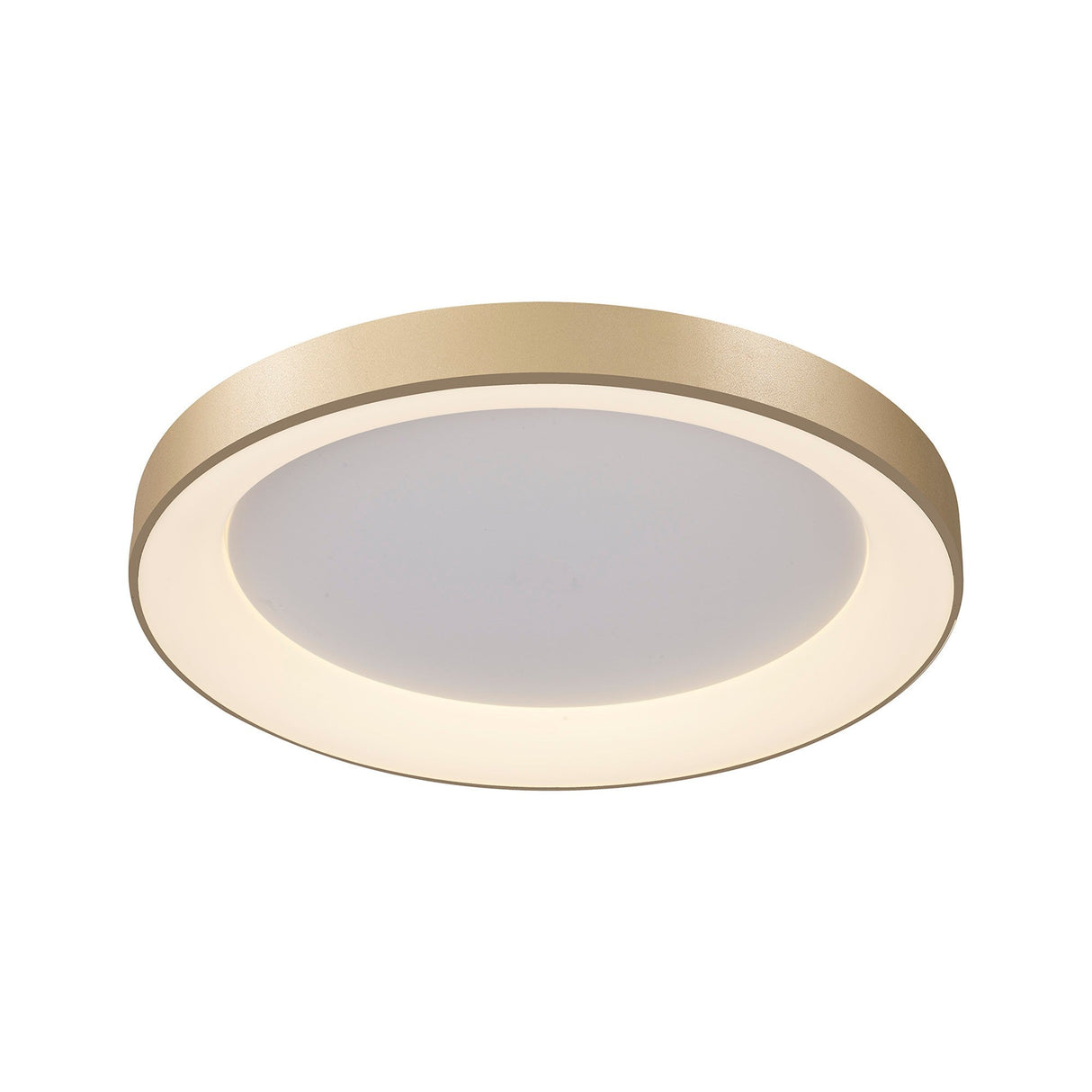 Niseko Ring LED Flush Ceiling Light 3000K 48W - Gold
