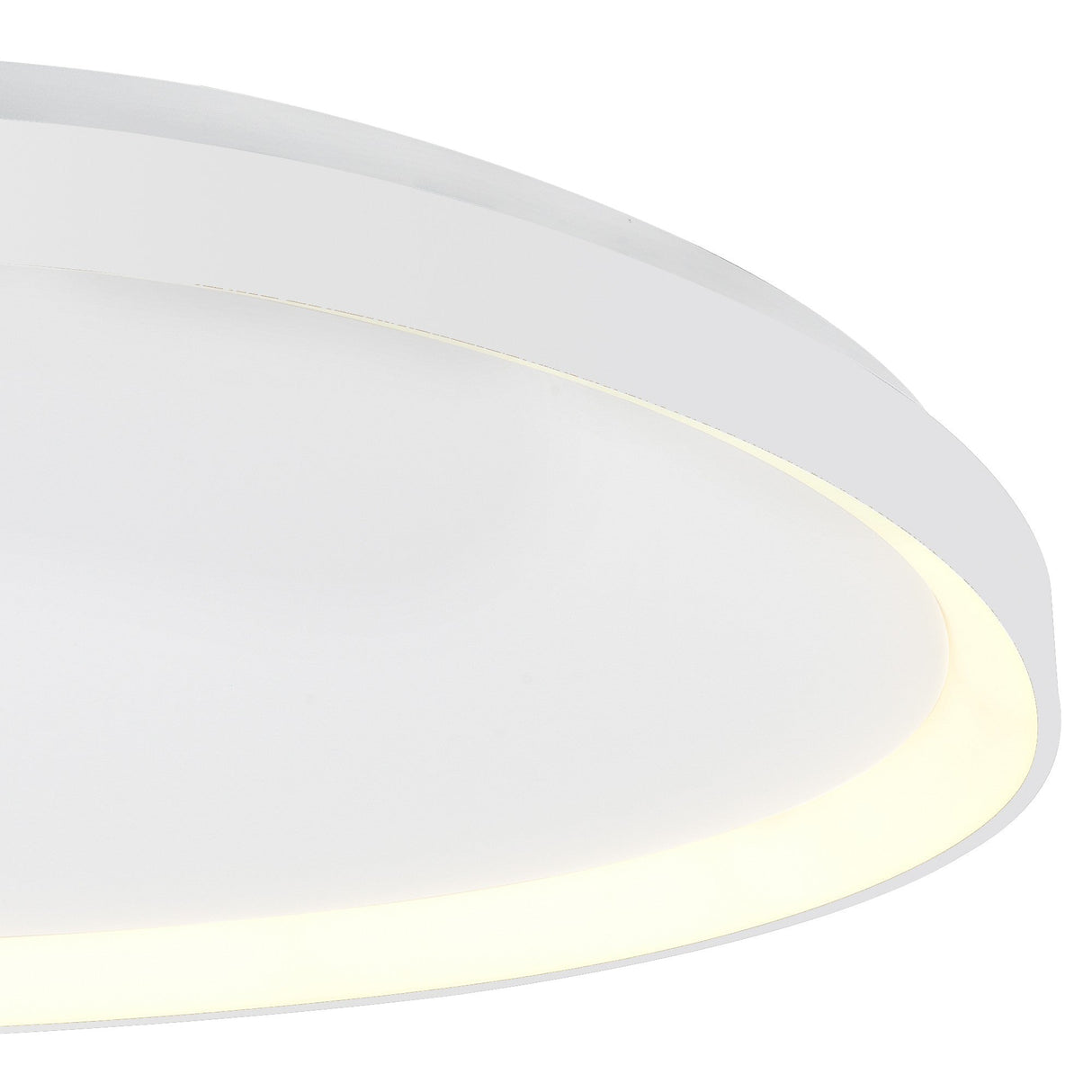 Niseko Triangular LED Flush Ceiling Light 3000K 35W - White