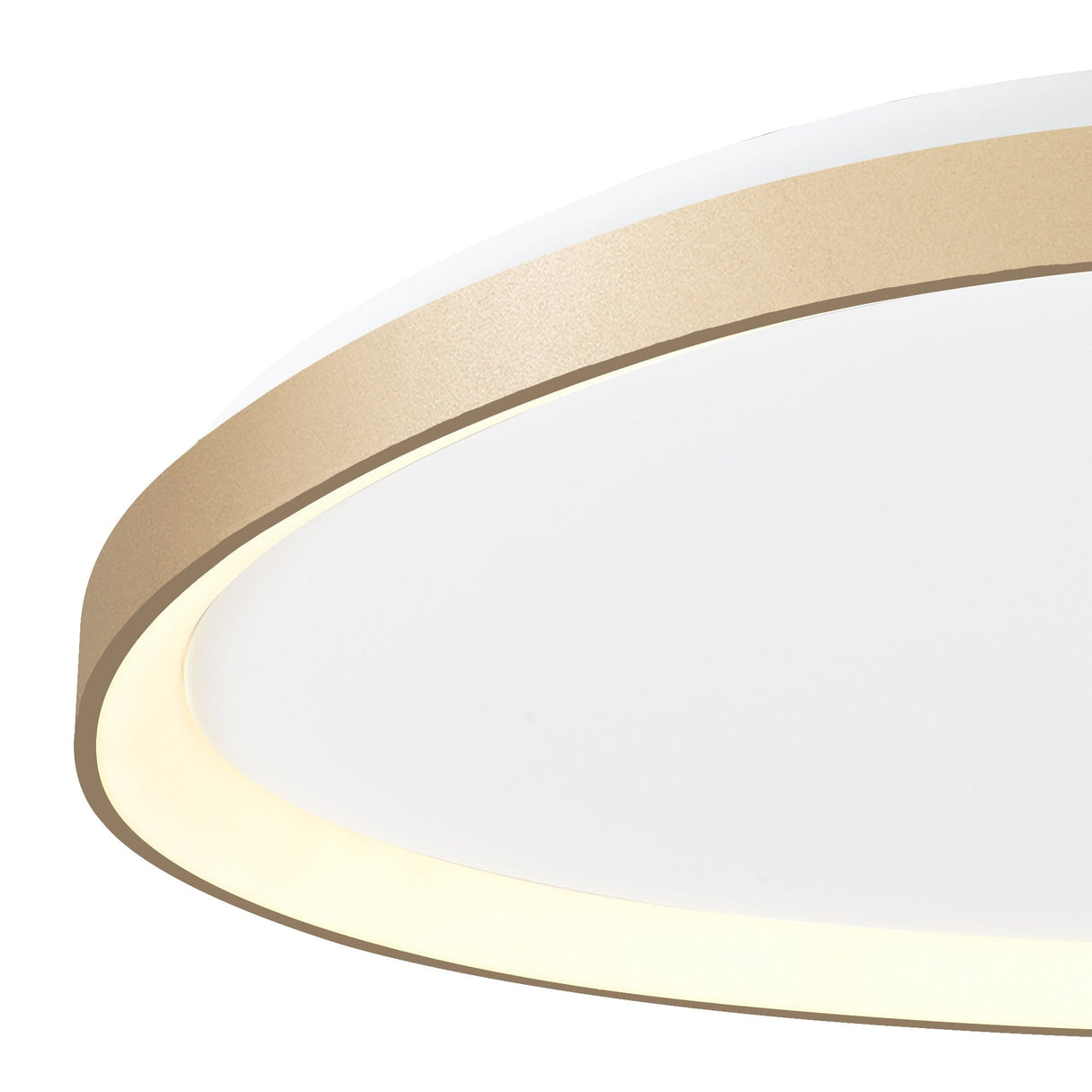 Niseko Triangular LED Flush Ceiling Light 3000K 48W - Gold