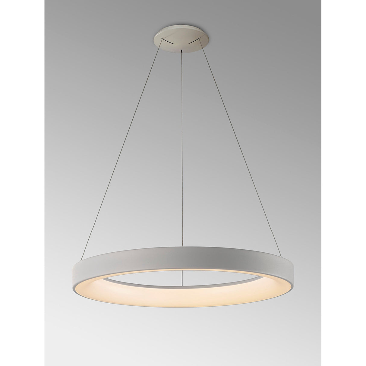 Niseko 65cm CCT LED Suspension Light With Remote Control & App - White