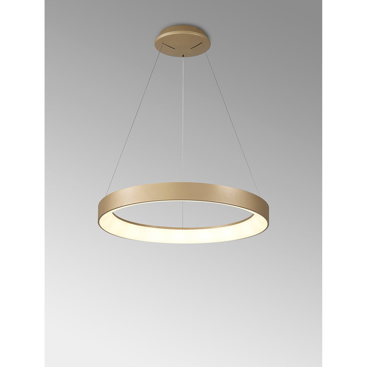 Niseko 50cm CCT LED Suspension Light With Remote Control & App - Gold