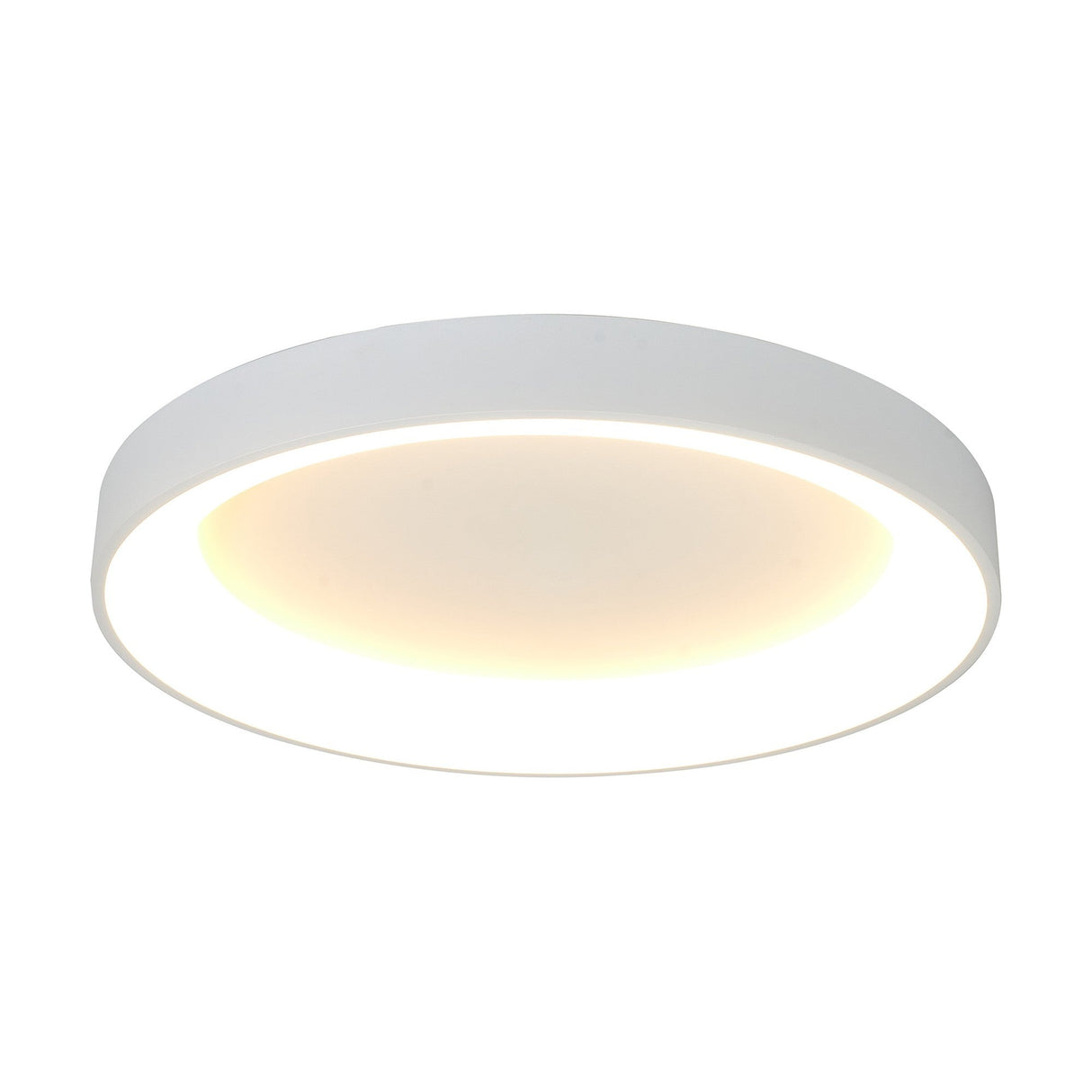 Niseko Ring CCT Dimmable LED Flush Ceiling Light With Remote & App Control 50W - White