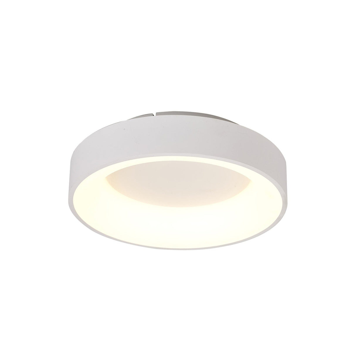 Niseko Small Ring CCT Dimmable LED Flush Ceiling Light With Remote & App Control 40W - White