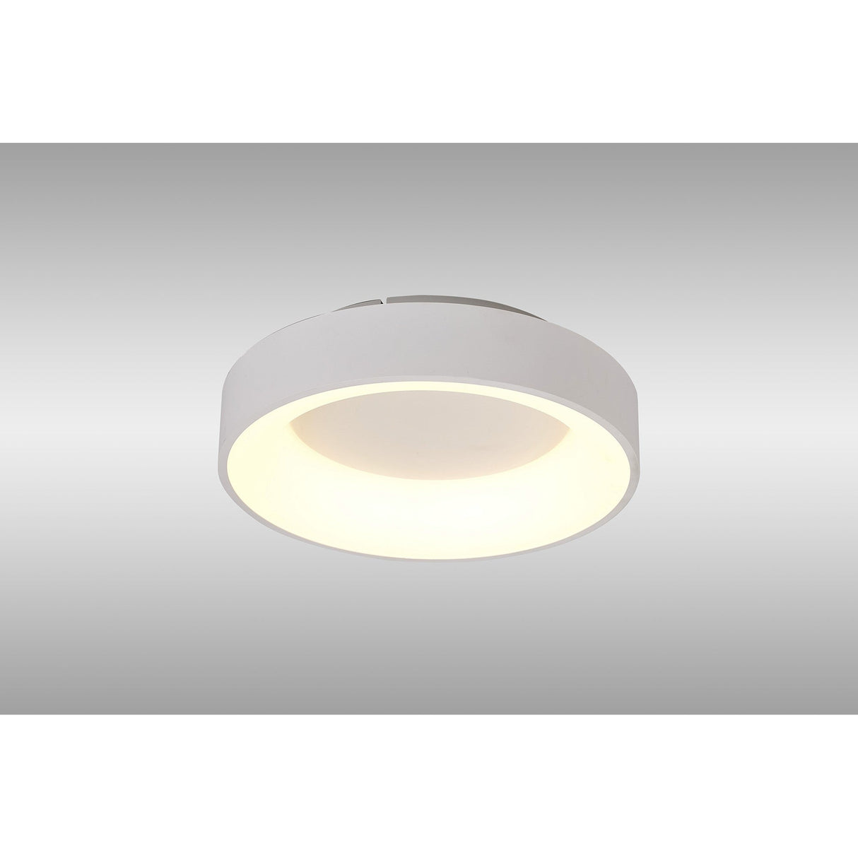 Niseko Small Ring CCT Dimmable LED Flush Ceiling Light With Remote & App Control 40W - White