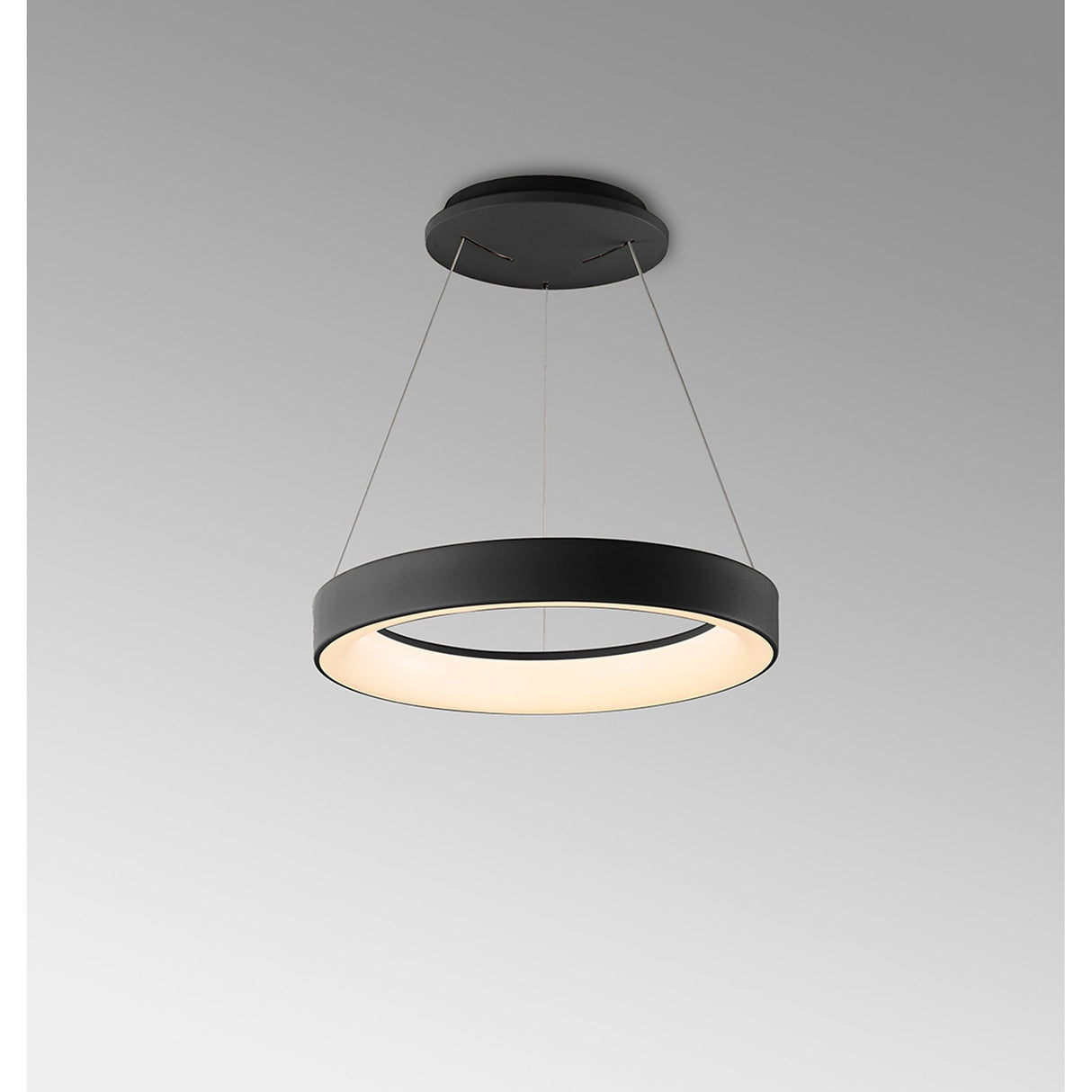 Niseko 38cm CCT LED Suspension Light With Remote Control & App - Black