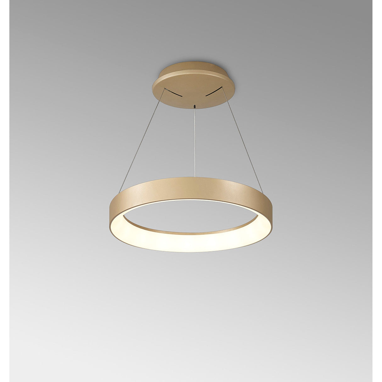 Niseko 38cm CCT LED Suspension Light  With Remote Control & App - Gold