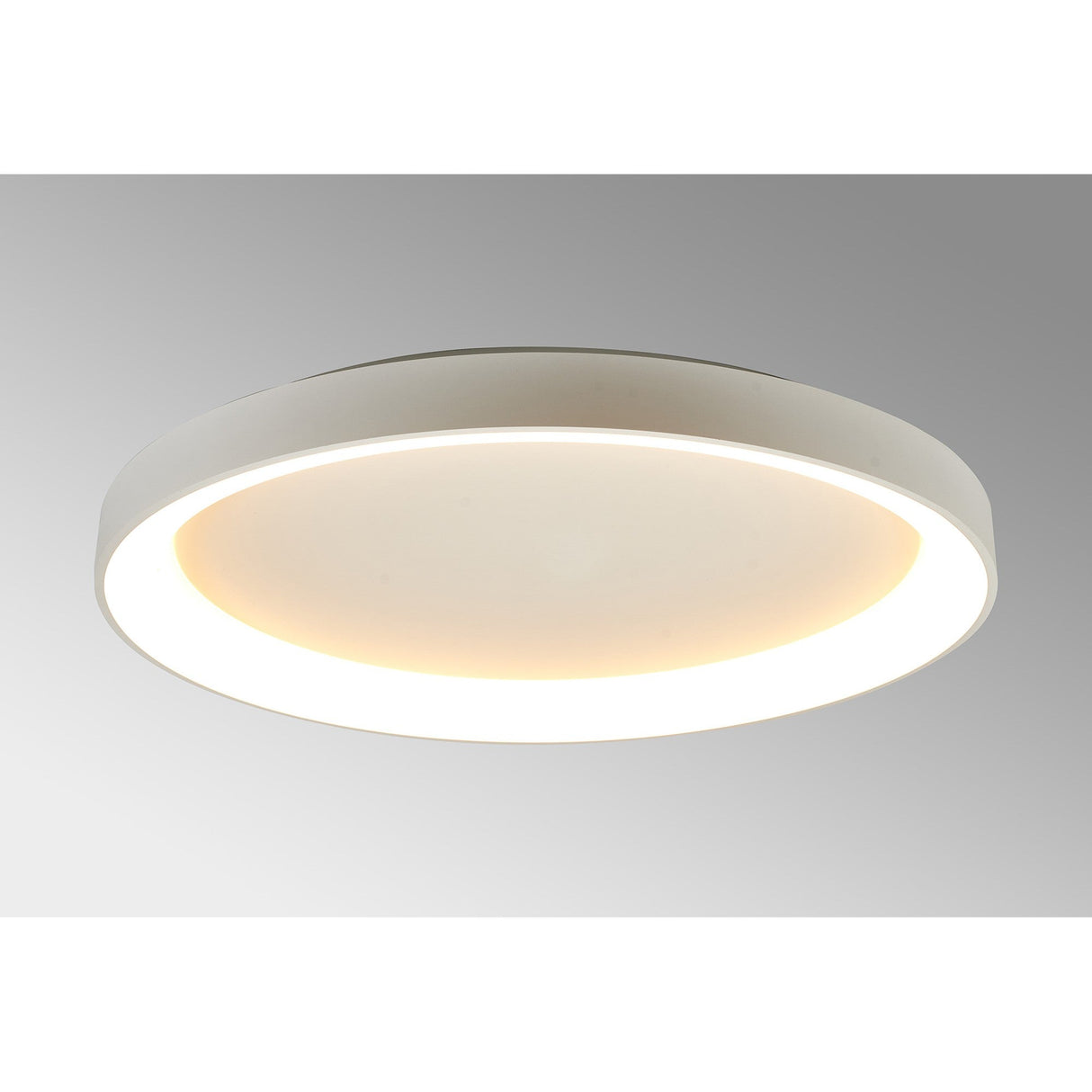 Niseko Ring CCT Dimmable LED Flush Ceiling Light With Remote Control 78W - White