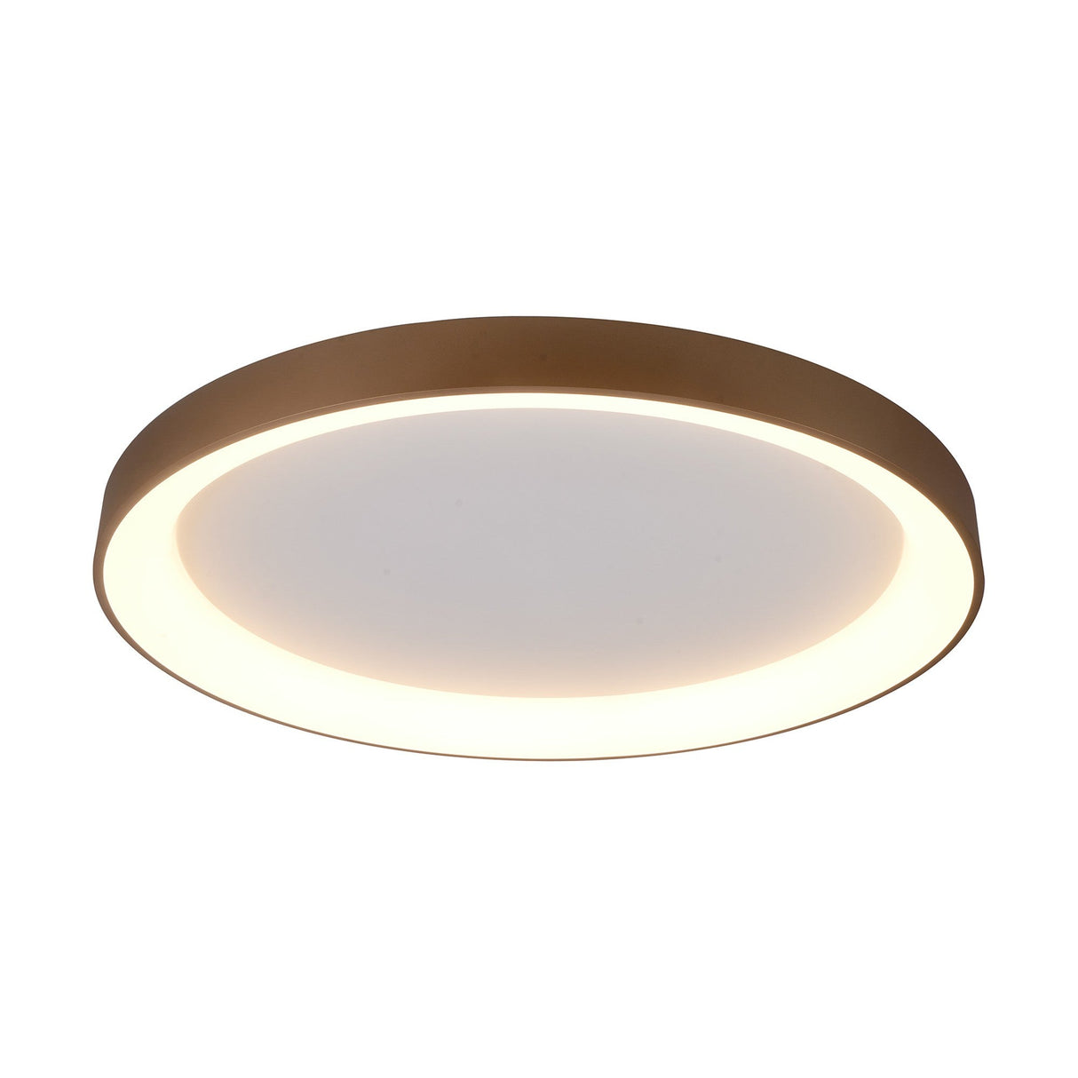 Niseko Ring CCT Dimmable LED Flush Ceiling Light With Remote Control 78W - Gold