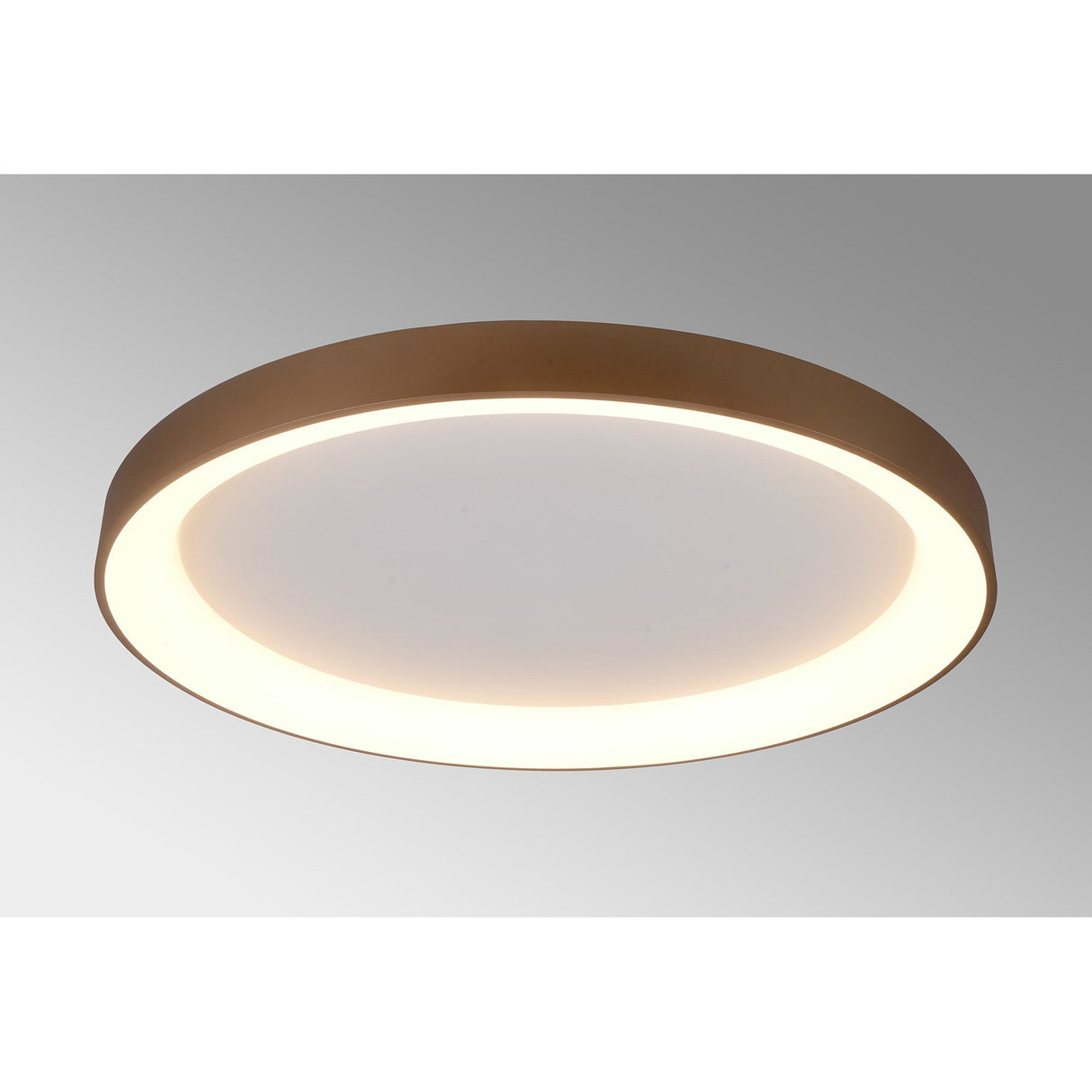 Niseko Ring CCT Dimmable LED Flush Ceiling Light With Remote Control 78W - Gold