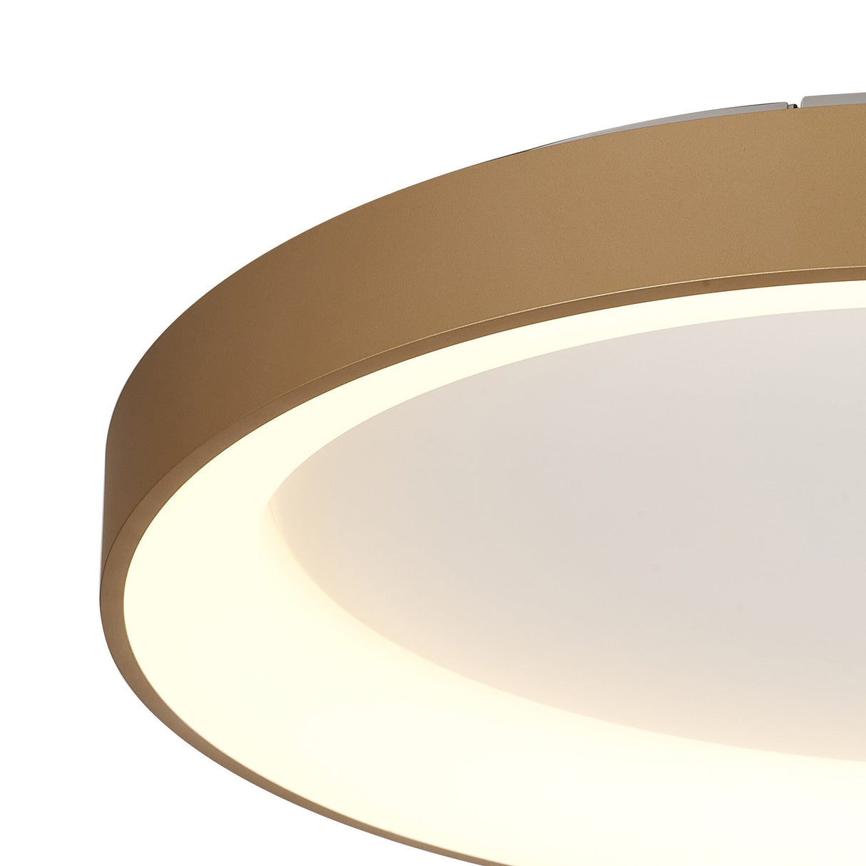 Niseko Ring CCT Dimmable LED Flush Ceiling Light With Remote Control 58W - Gold