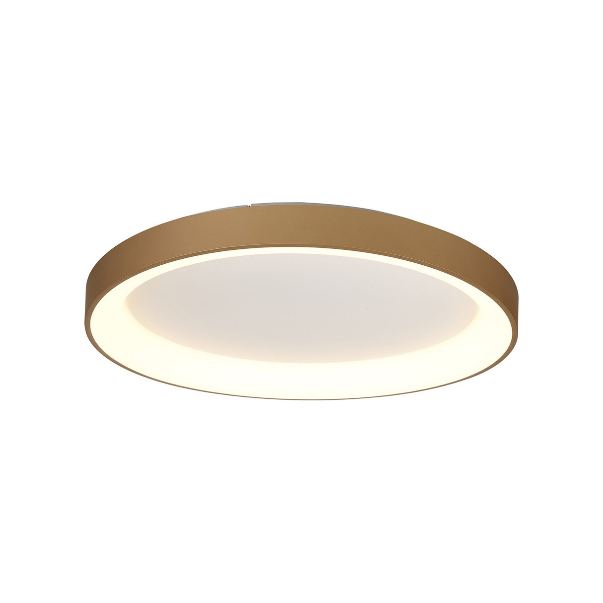 Niseko Ring CCT Dimmable LED Flush Ceiling Light With Remote Control 58W - Gold