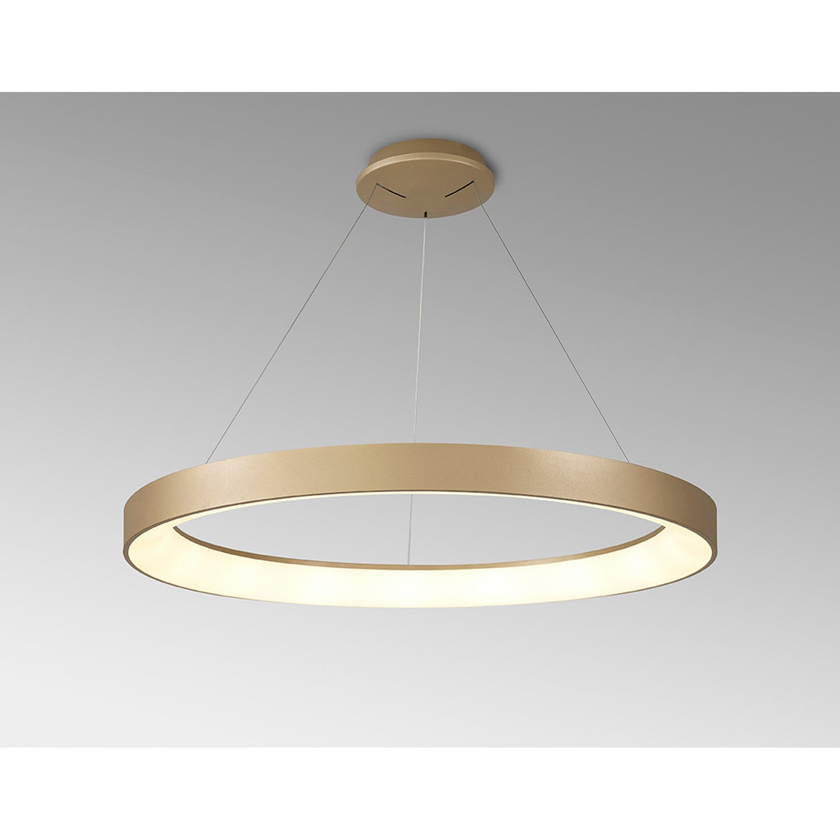 Niseko 90cm  LED Suspension Light With Remote Control - Gold