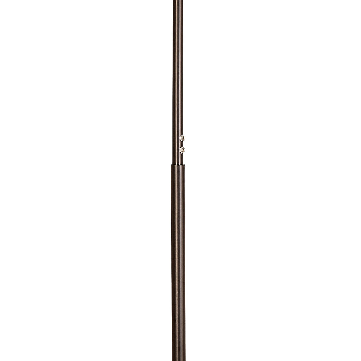 The Noa II Touch Dimmer LED Floor Lamp 15W 3000K in black features a tall, slender cylindrical pole and round base with a modern minimalist design. No lampshade or bulb is visible against the white background.