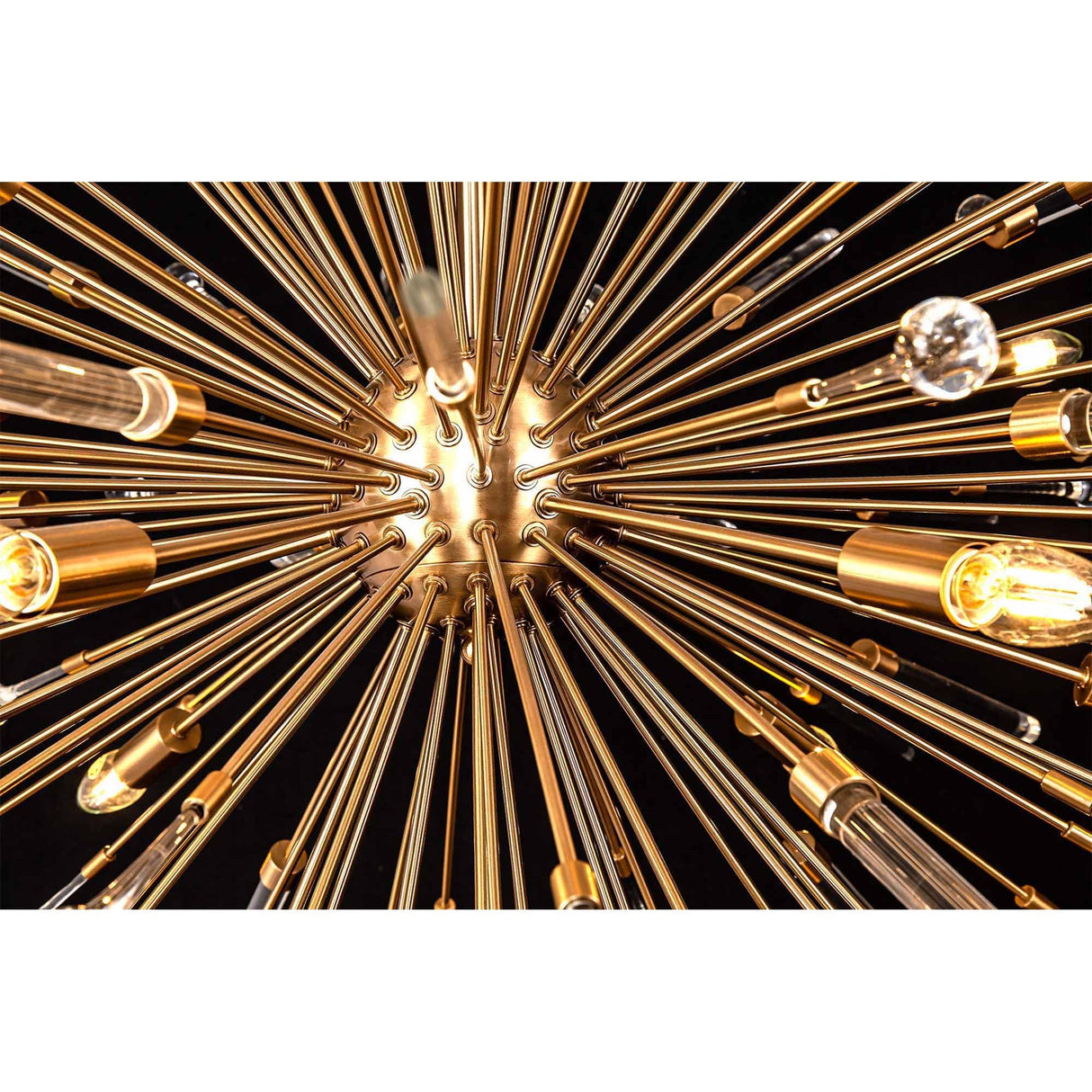 Noon 20 Light Glass Pendant Light – Antique Gold