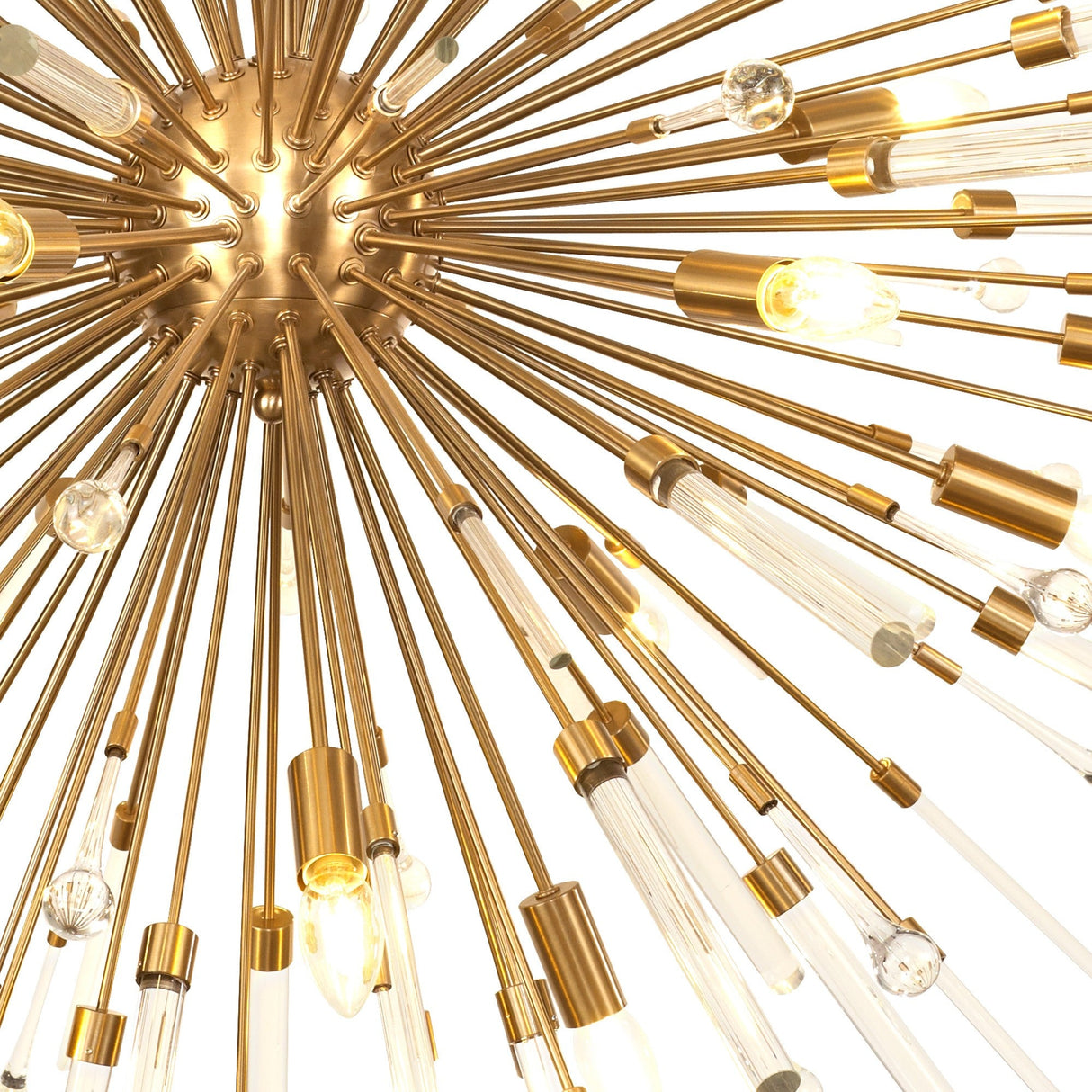 Noon 20 Light Glass Pendant Light – Antique Gold