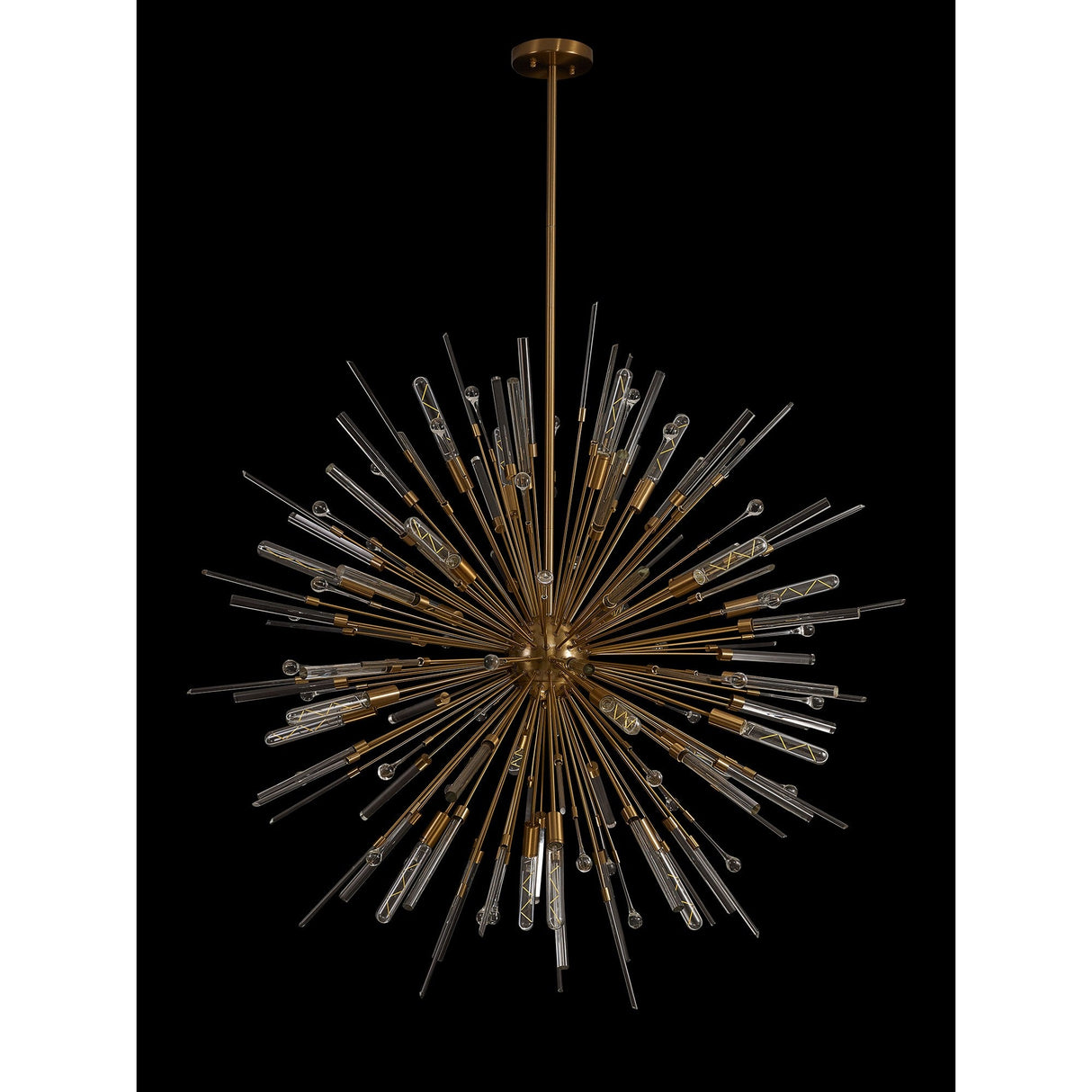 Noon 20 Light Glass Pendant Light – Antique Gold