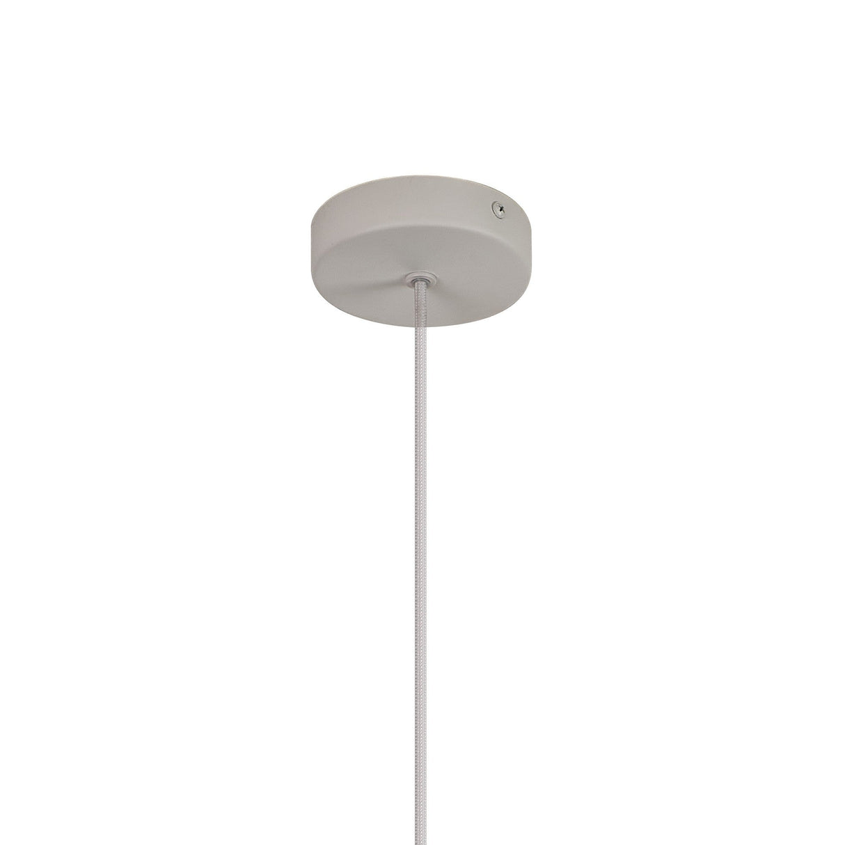 Nora 18cm Adjustable 1 Light Glass Pendant Light - White & Frosted