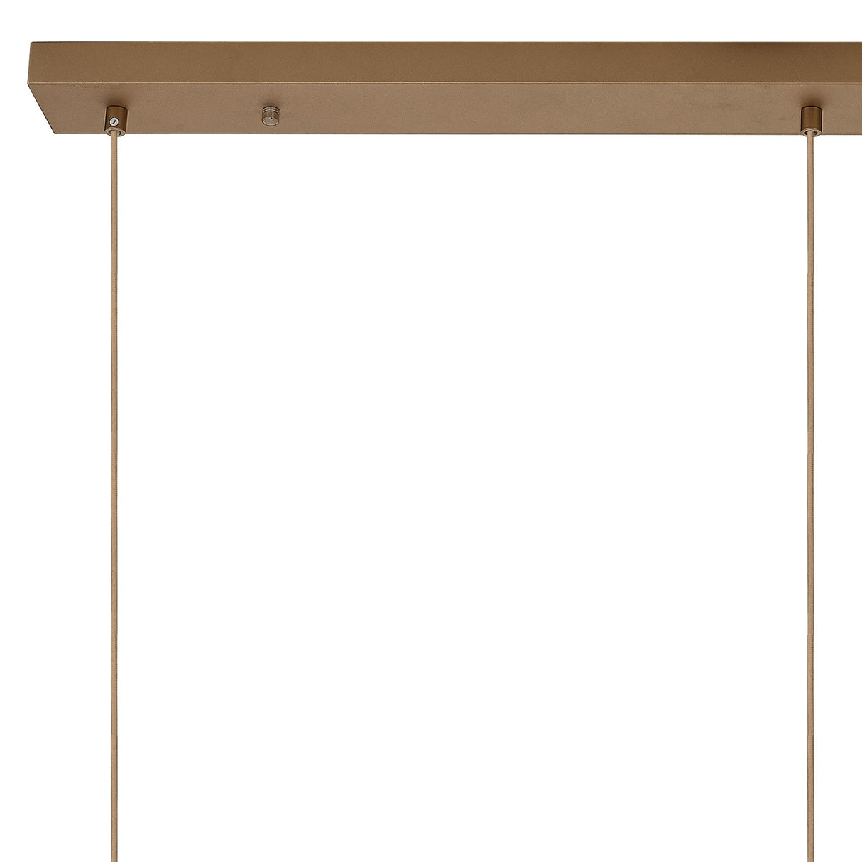 Nora 3 Light Glass Bar Pendant Light - Gold & White & Frosted