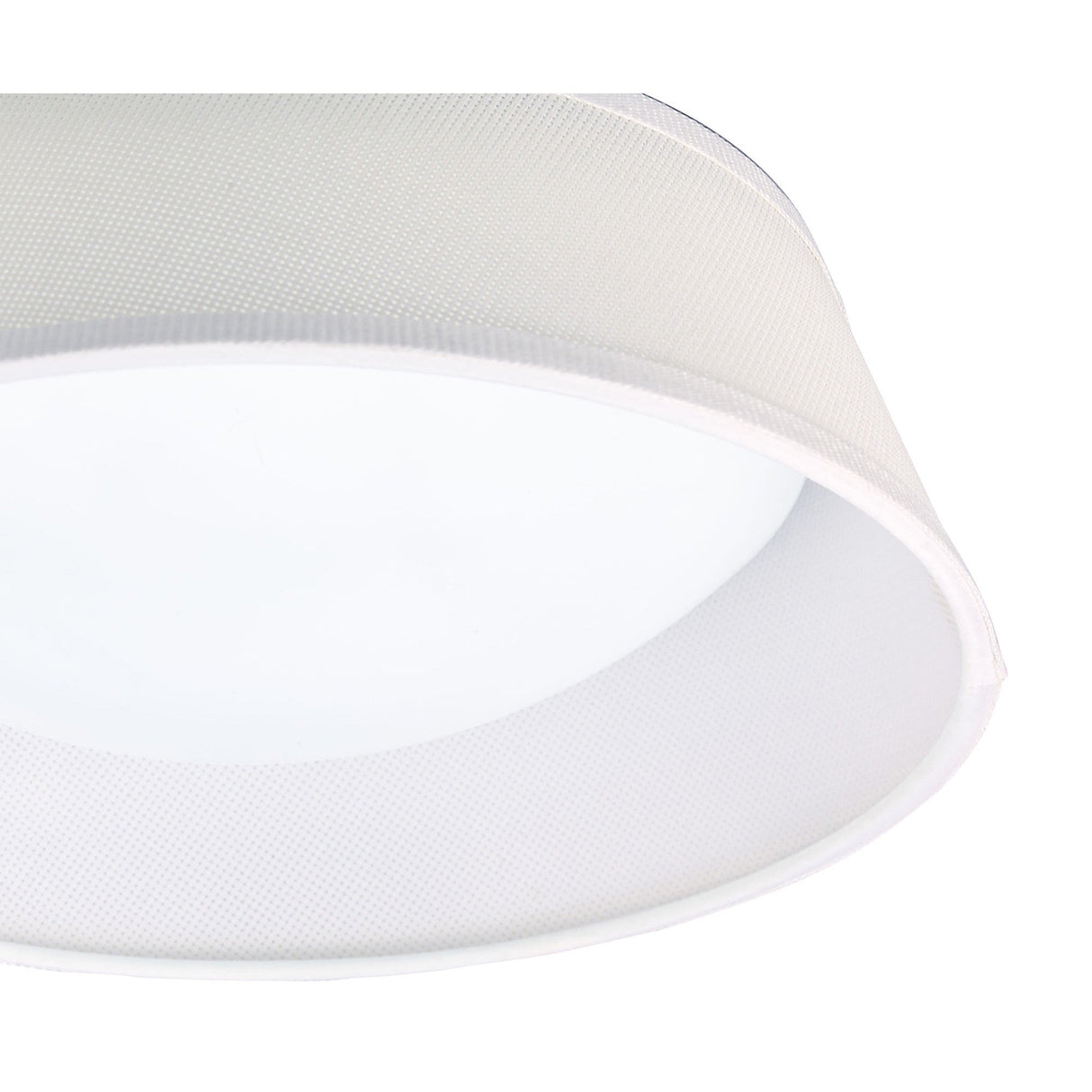 Nordica LED Flush Ceiling Light 3000K 12W - Ivory White