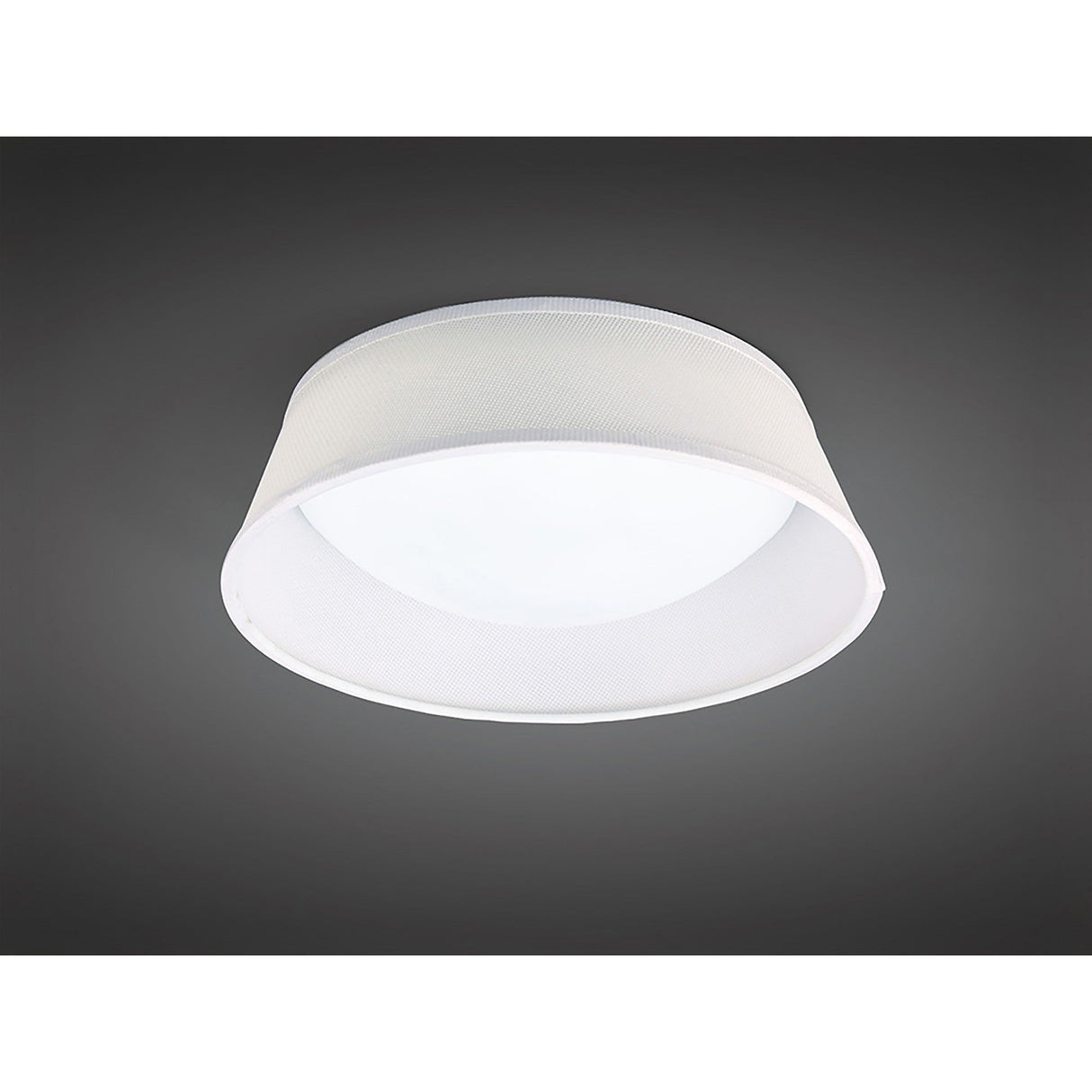 Nordica LED Flush Ceiling Light 3000K 12W - Ivory White