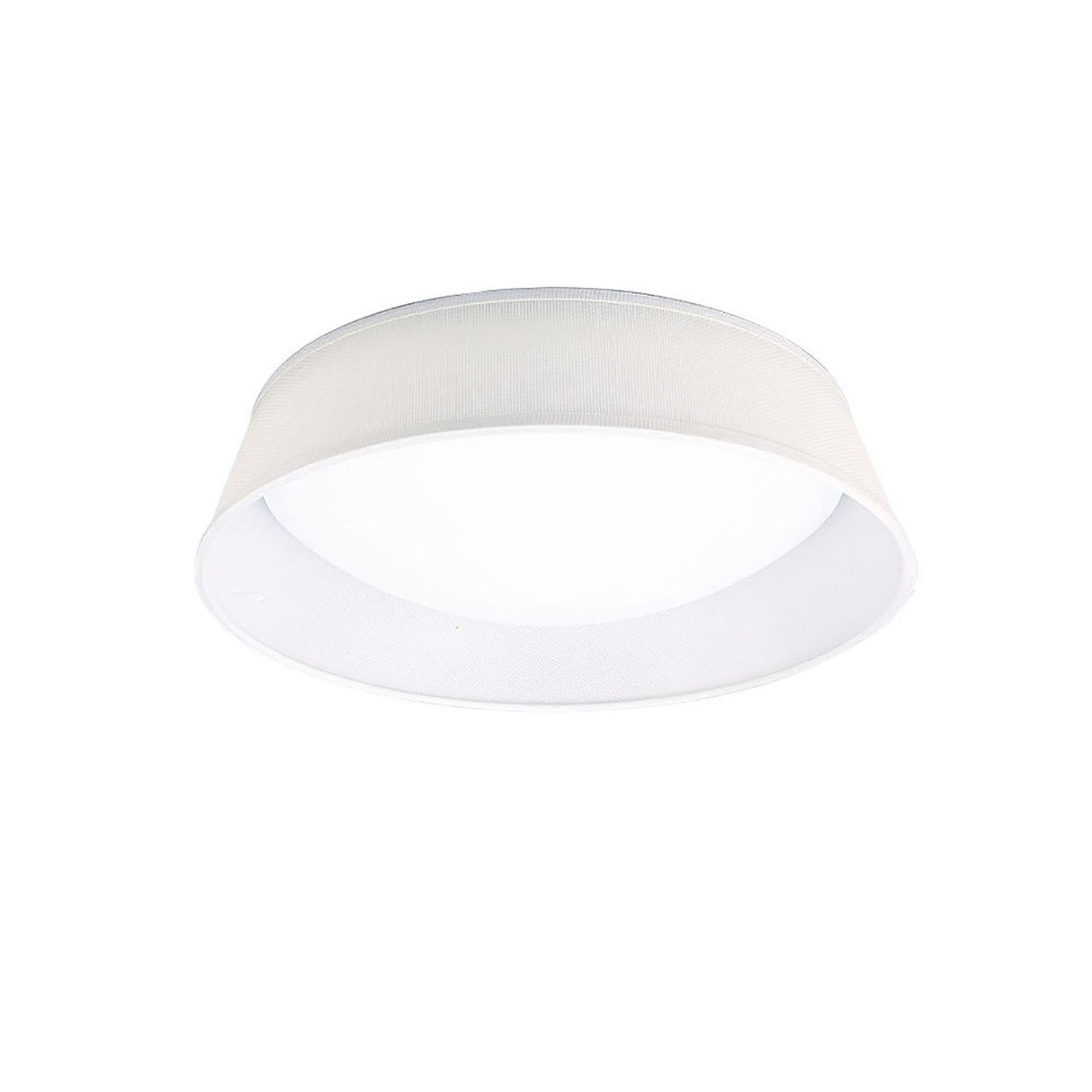 Nordica LED Flush Ceiling Light 3000K 21W - Ivory White
