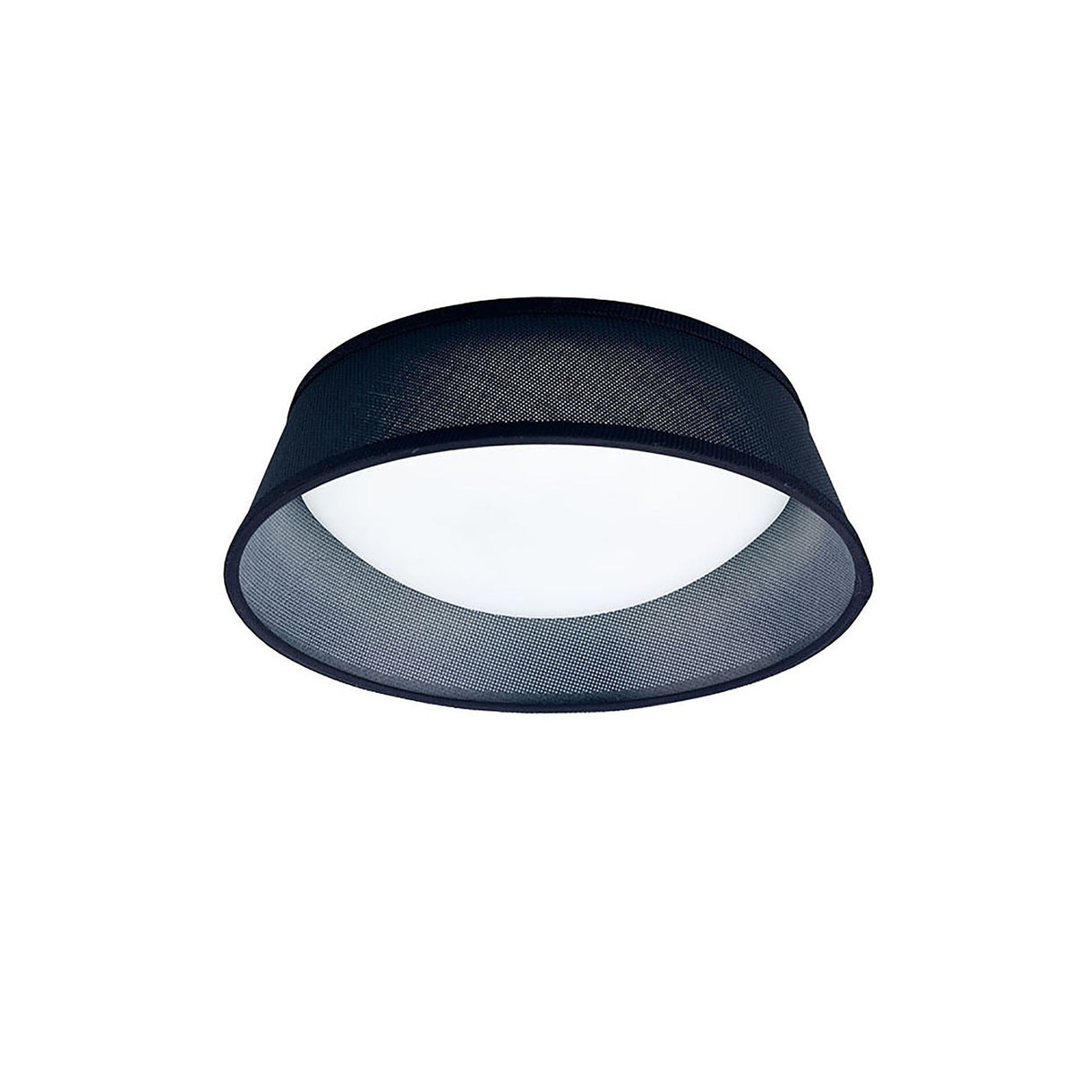 Nordica LED Flush Ceiling Light 3000K 12W - Black
