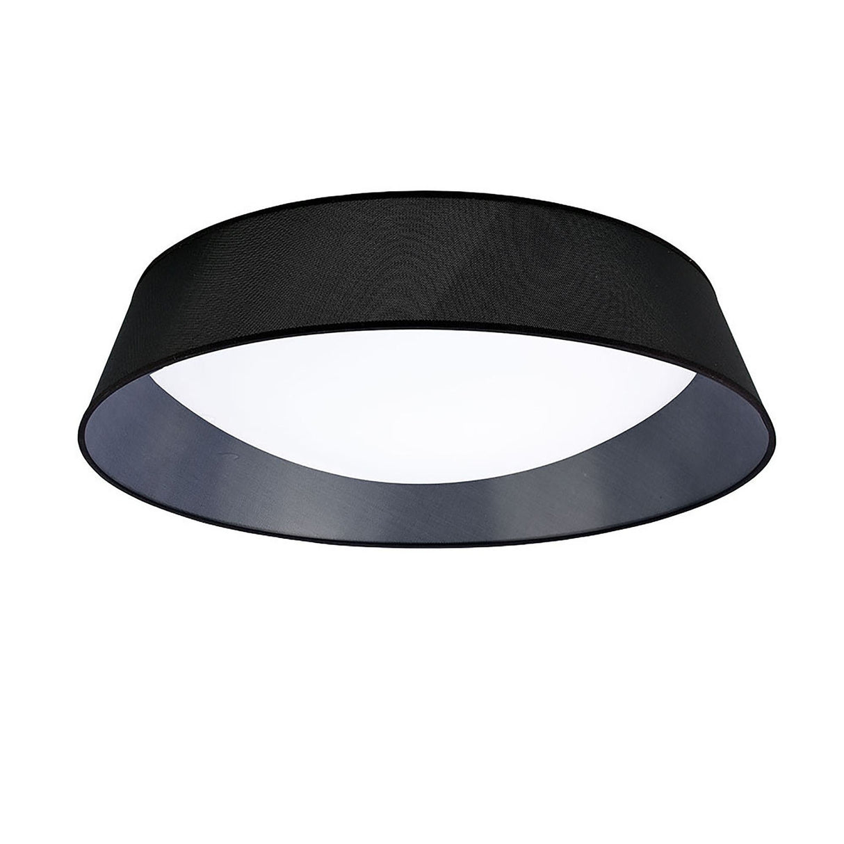 Nordica LED Flush Ceiling Light 3000K 60W - Black
