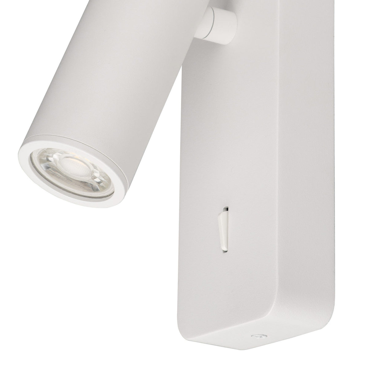 Notte 1 Light Single Spotlight With Switch - White