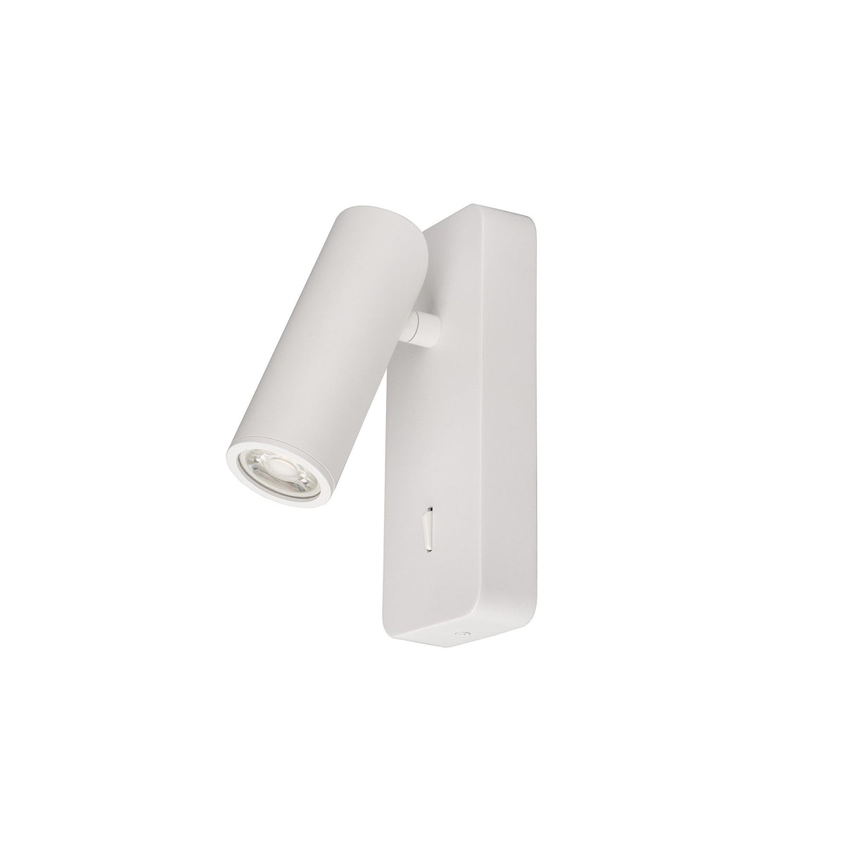 Notte 1 Light Single Spotlight With Switch - White