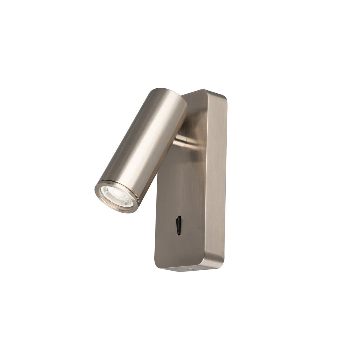 Notte Sitched 1 Light Single Spotlight With Switch - Nickel