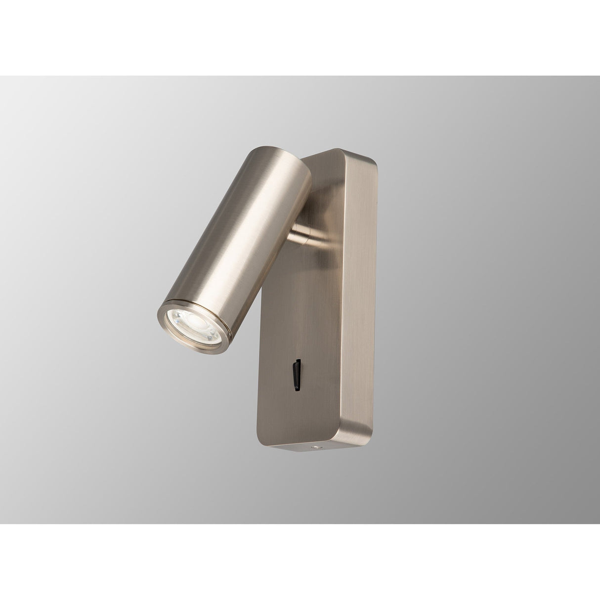 Notte Sitched 1 Light Single Spotlight With Switch - Nickel