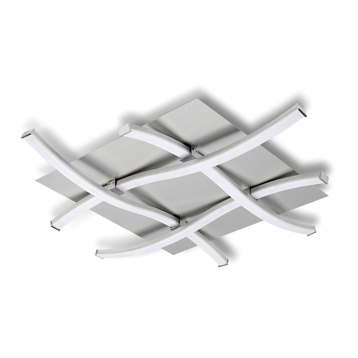 Nur LED Flush Ceiling Light 34W 3000K - Silver