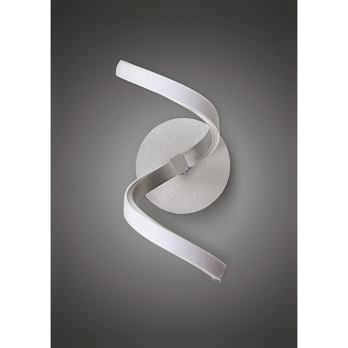 Nur LED Wall Light 10W 3000K - Silver & Chrome