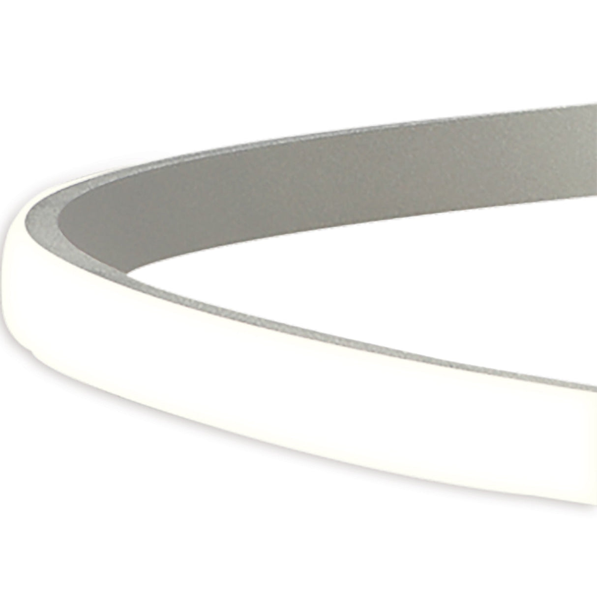 Nur Dimmable LED Semi-Flush Ceiling Light 50W 3000K – Polished Chrome