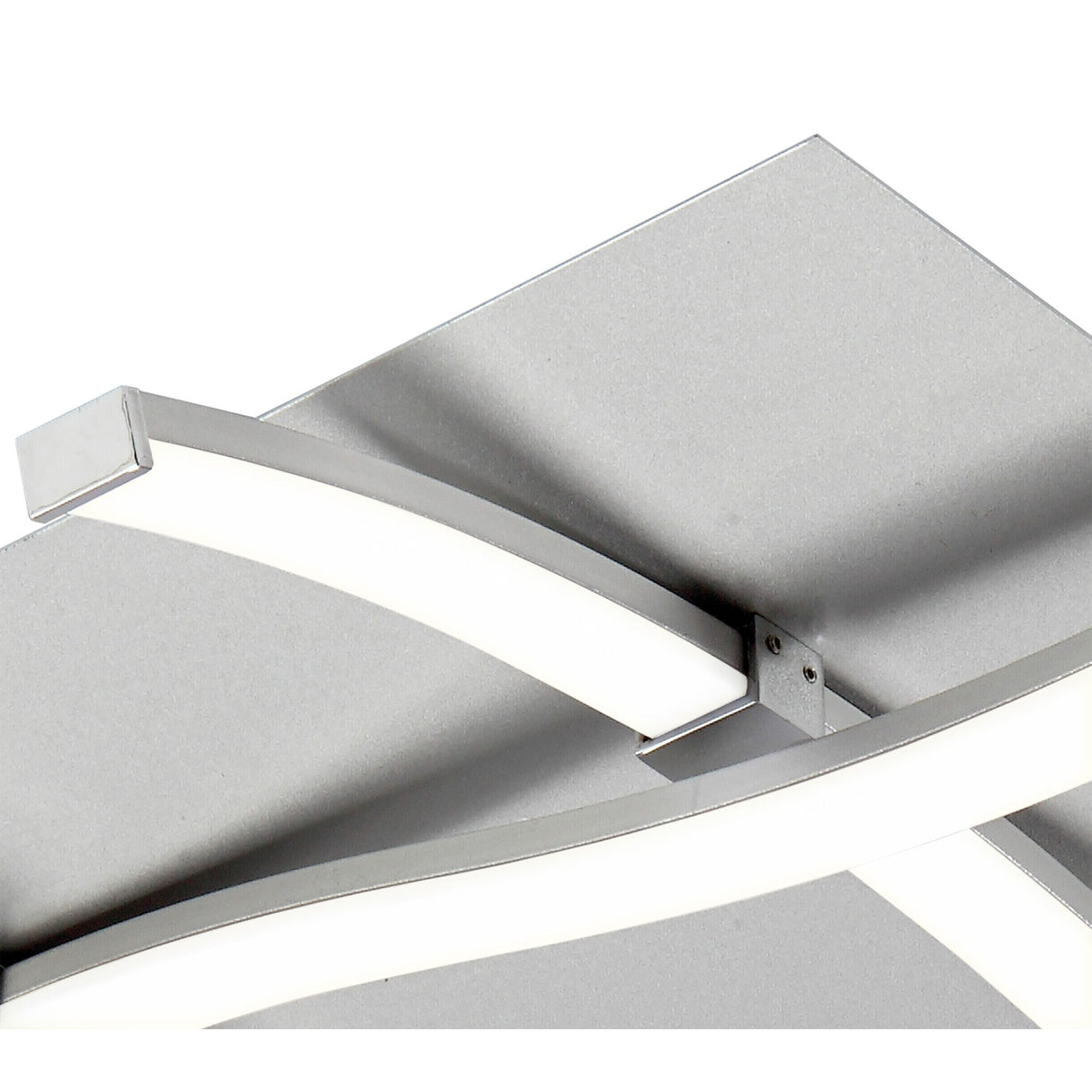 Nur Dimmable LED Flush Ceiling Light 34W 3000K - Silver