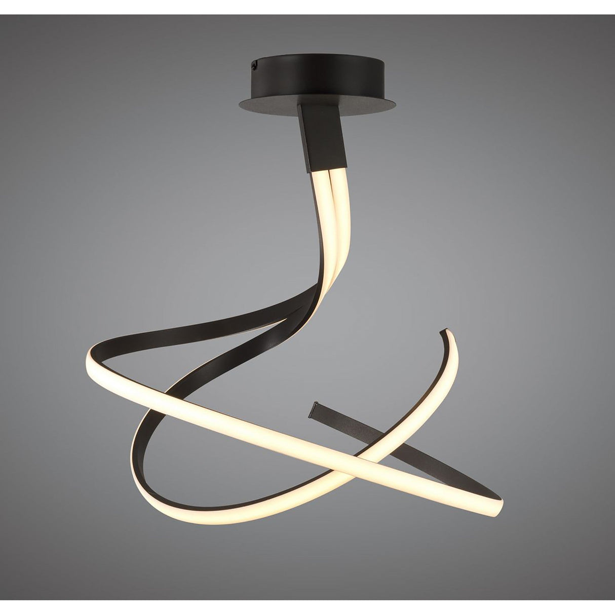 Nur LED Semi-Flush Ceiling Light 50W 2800K – Brown Oxide