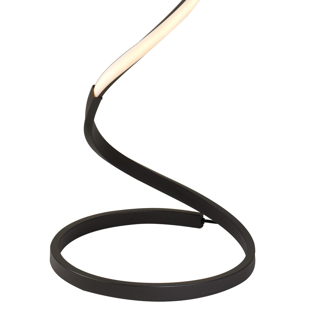 The Nur Dimmable LED Floor Lamp 20W 2800K in Brown Oxide features a sleek, curved design and adjustable lighting, making it perfect for adding modern style and warm illumination to any room.