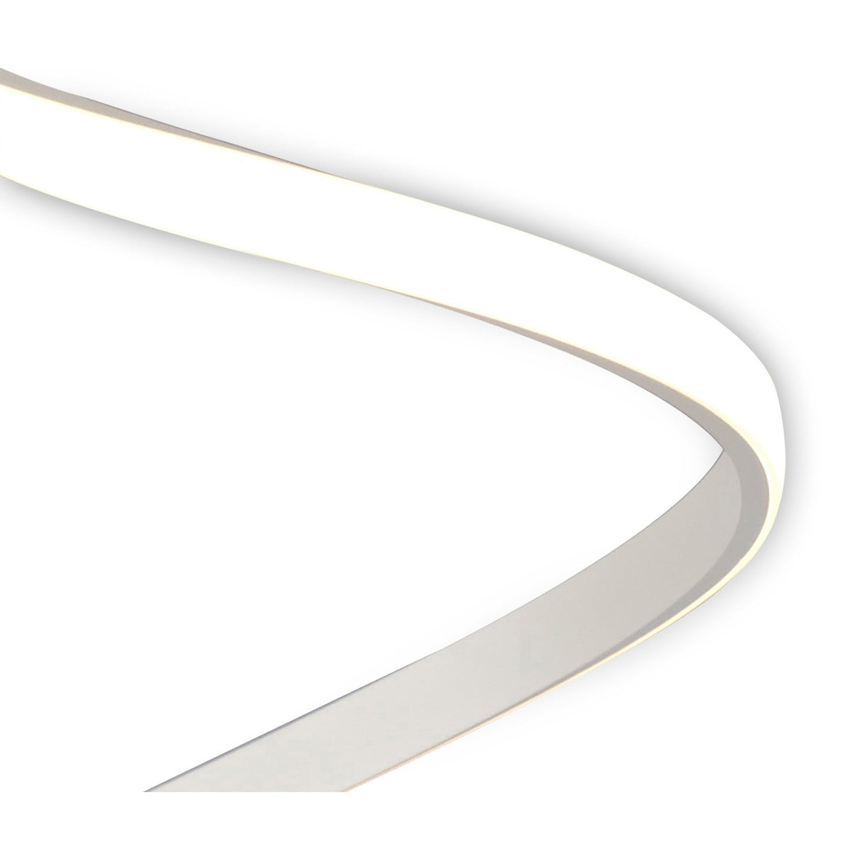 Nur Dimmable LED Semi-Flush Ceiling Light 30W 3000K – White