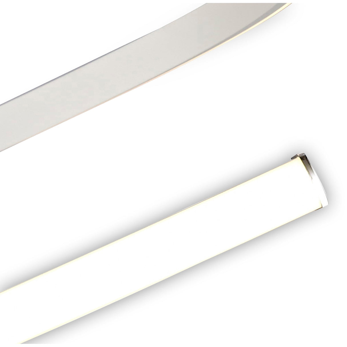 Nur Dimmable LED Semi-Flush Ceiling Light 30W 3000K – White