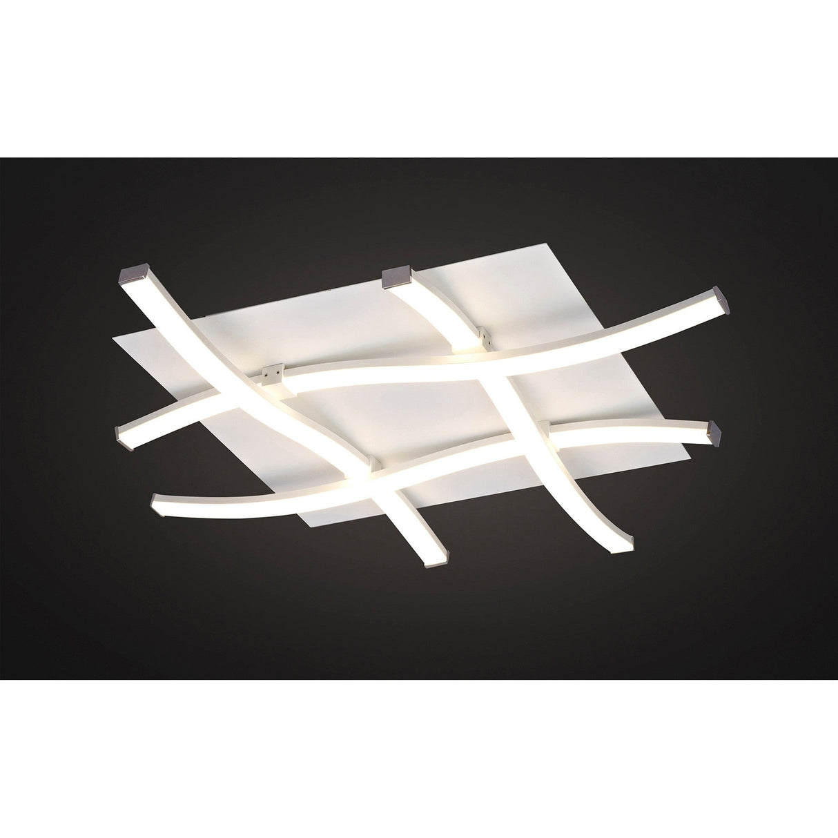 Nur Blanco Dimmable LED Flush Ceiling Light 34W 3000K - White