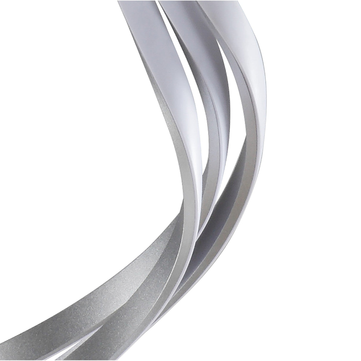 Nur XL Dimmable LED Semi-Flush Ceiling Light 80W 3000K – Chrome