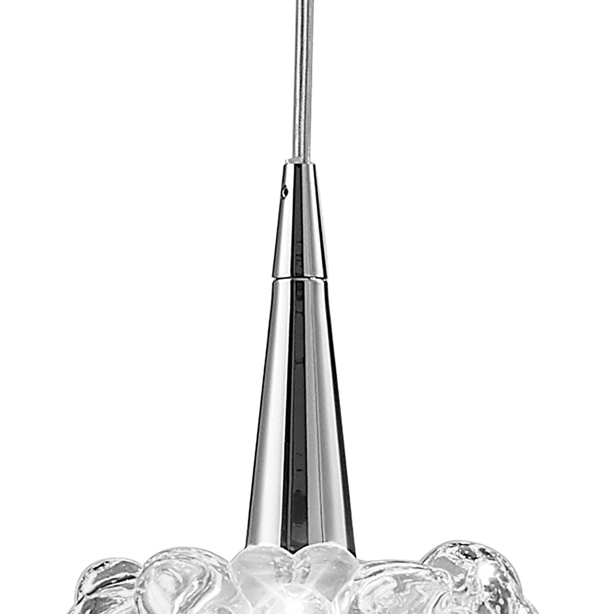 O2 3 Light Cluster Pendant Light - Polished Chrome