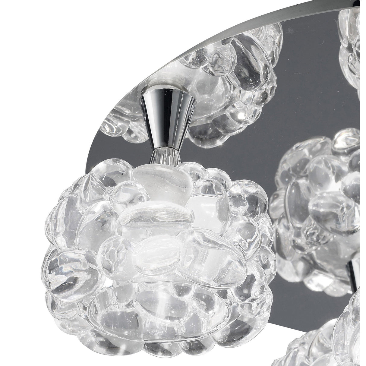 O2 5 Light Semi-Flush Ceiling Light - Polished Chrome