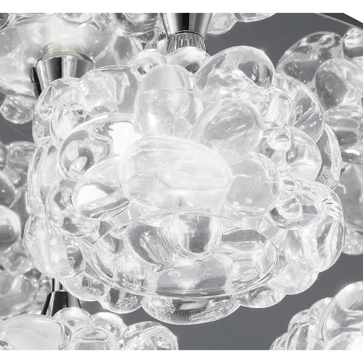 O2 5 Light Semi-Flush Ceiling Light - Polished Chrome