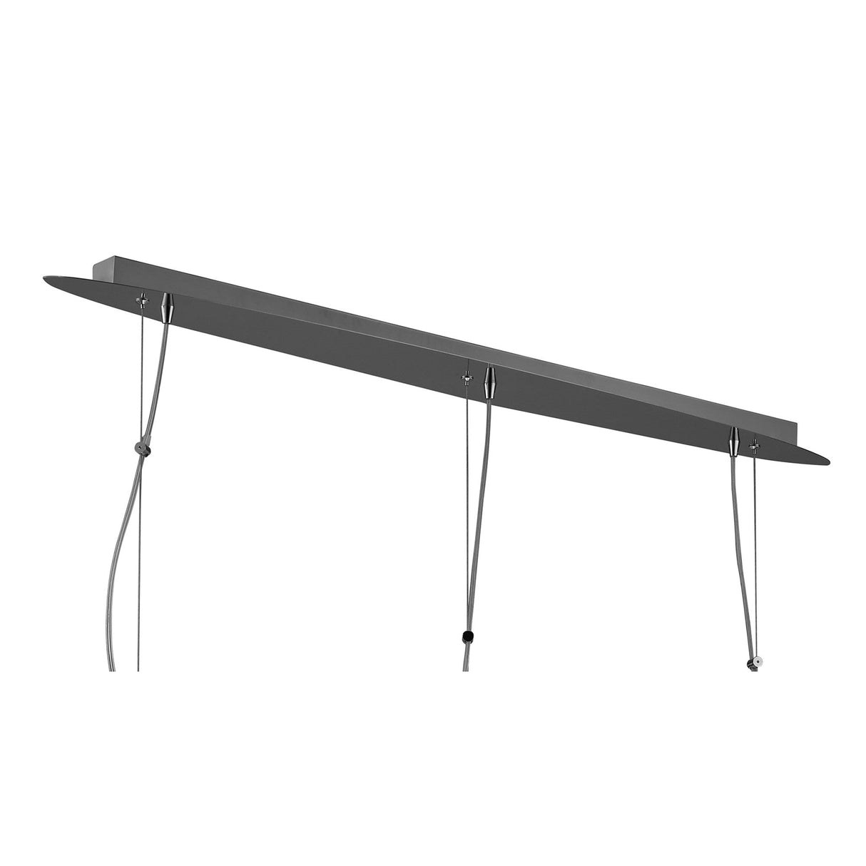 O2 Large 3 Light Bar Pendant Light - Polished Chrome